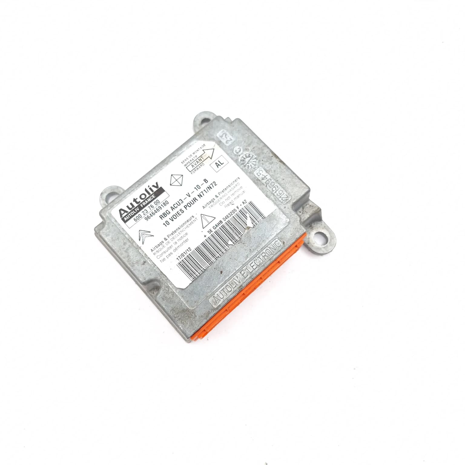 Airbag control module Citroen XSARA (N0, N1, N2) 1997–2006 9646469180 – 1