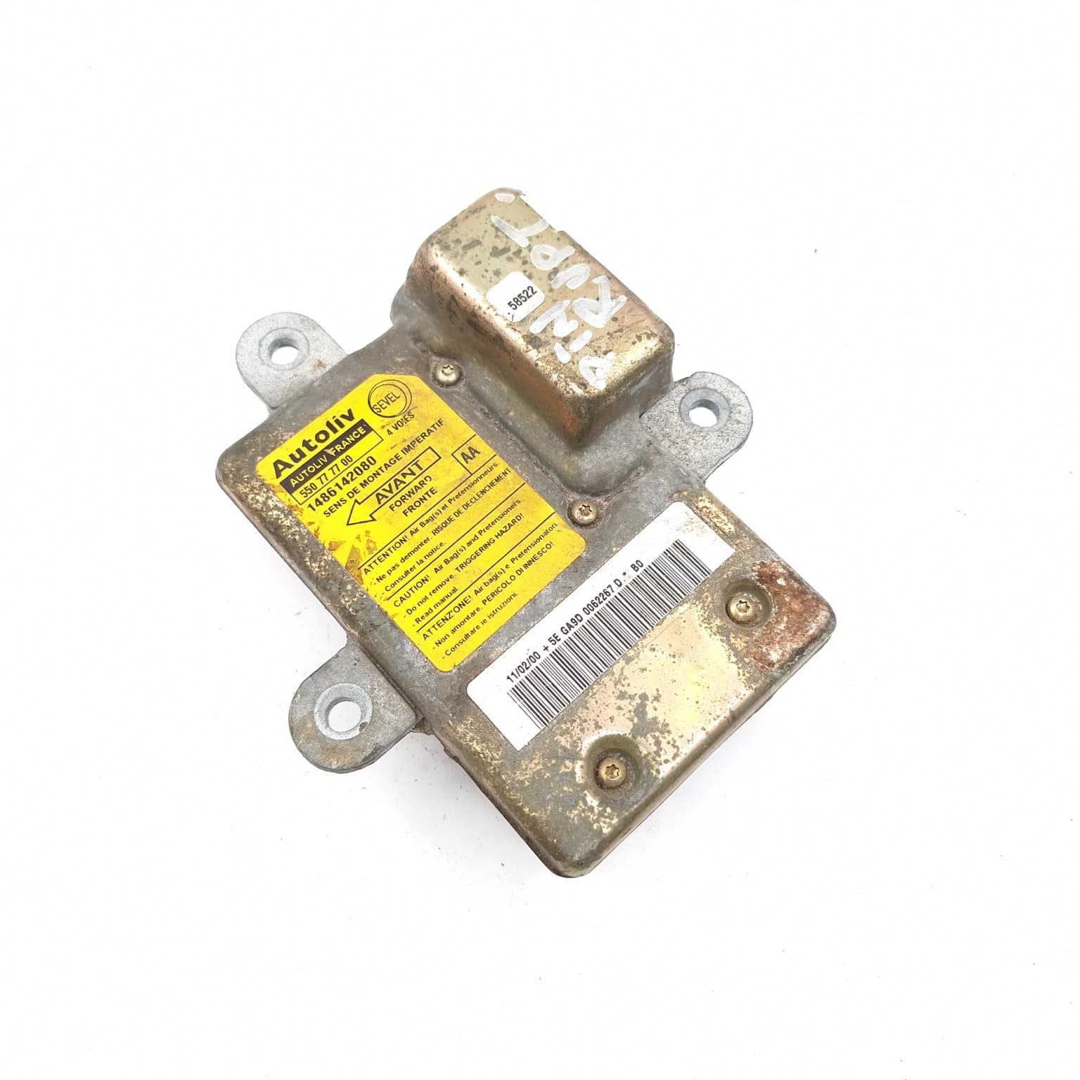 Airbag control module Peugeot 806 (221) 1994–2002 550777700 – 1