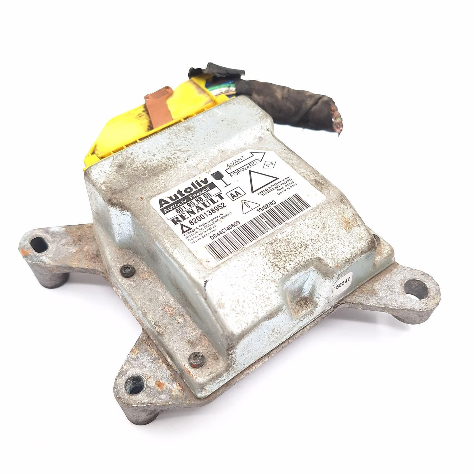 Airbag control module Renault LAGUNA 2 2001–2007 1.8 16V (BG0B, BG0M) F4P 770 601958800 – 1
