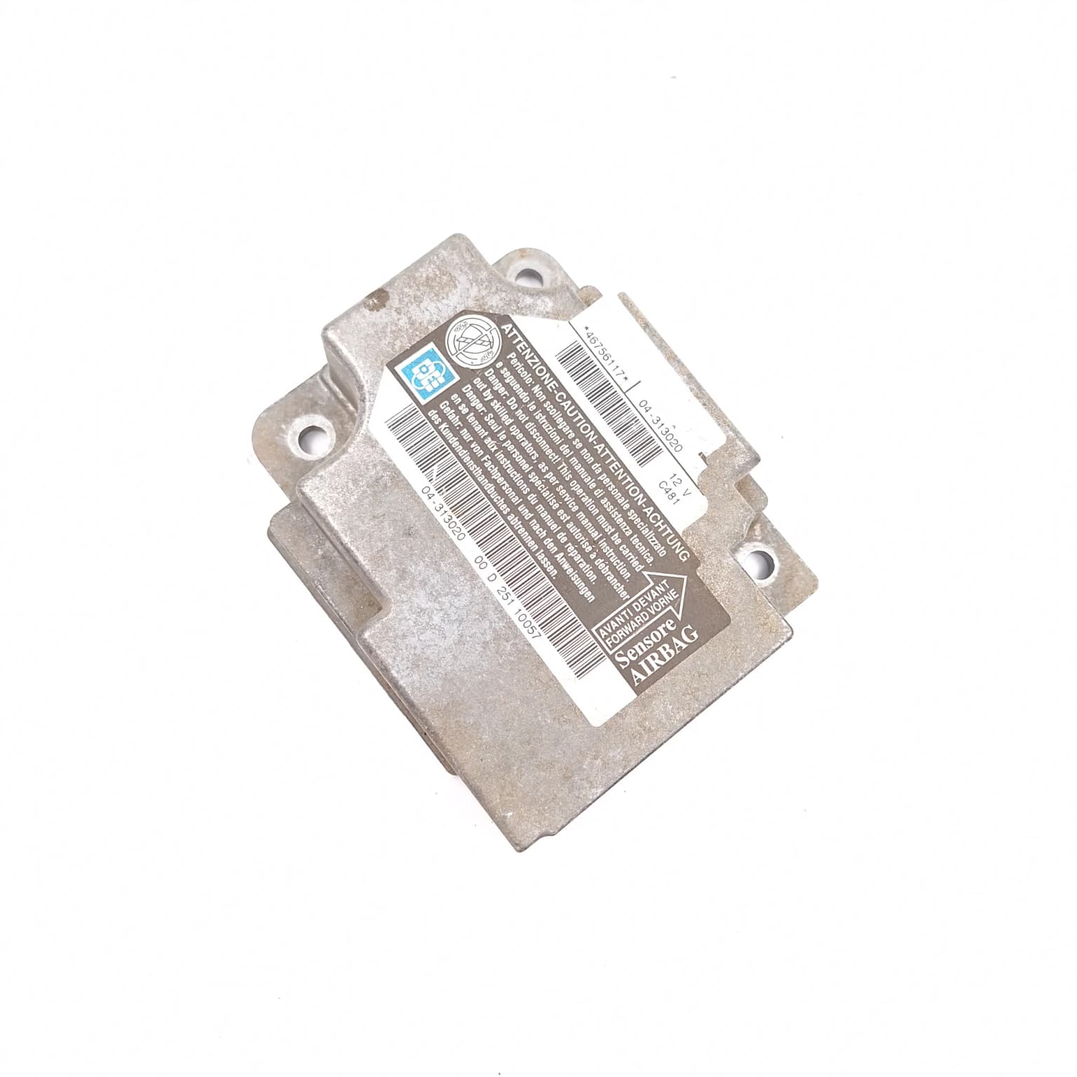 Airbag control module Alfa Romeo 147 (937) 2000–2010 46756117 – 1