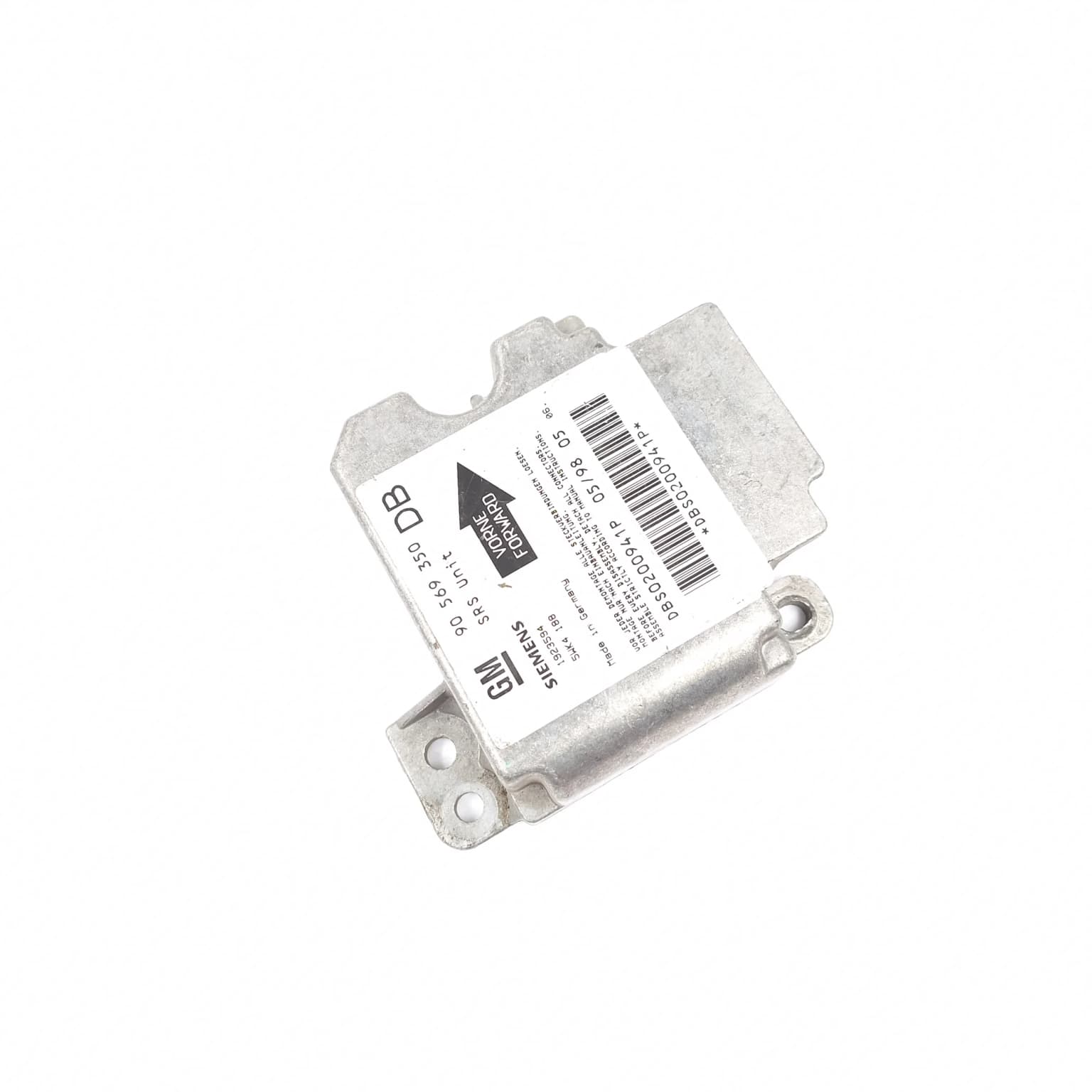 Airbag control module Opel VECTRA B 1995–2002 1923594 – 1