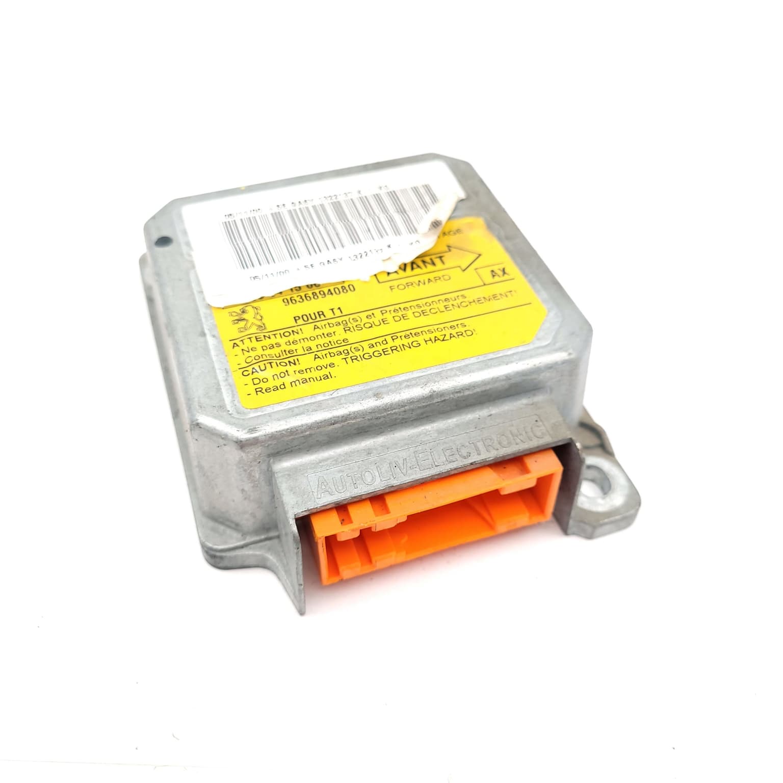 Airbag control module Peugeot 206 1998–2013 9636894080 – 1
