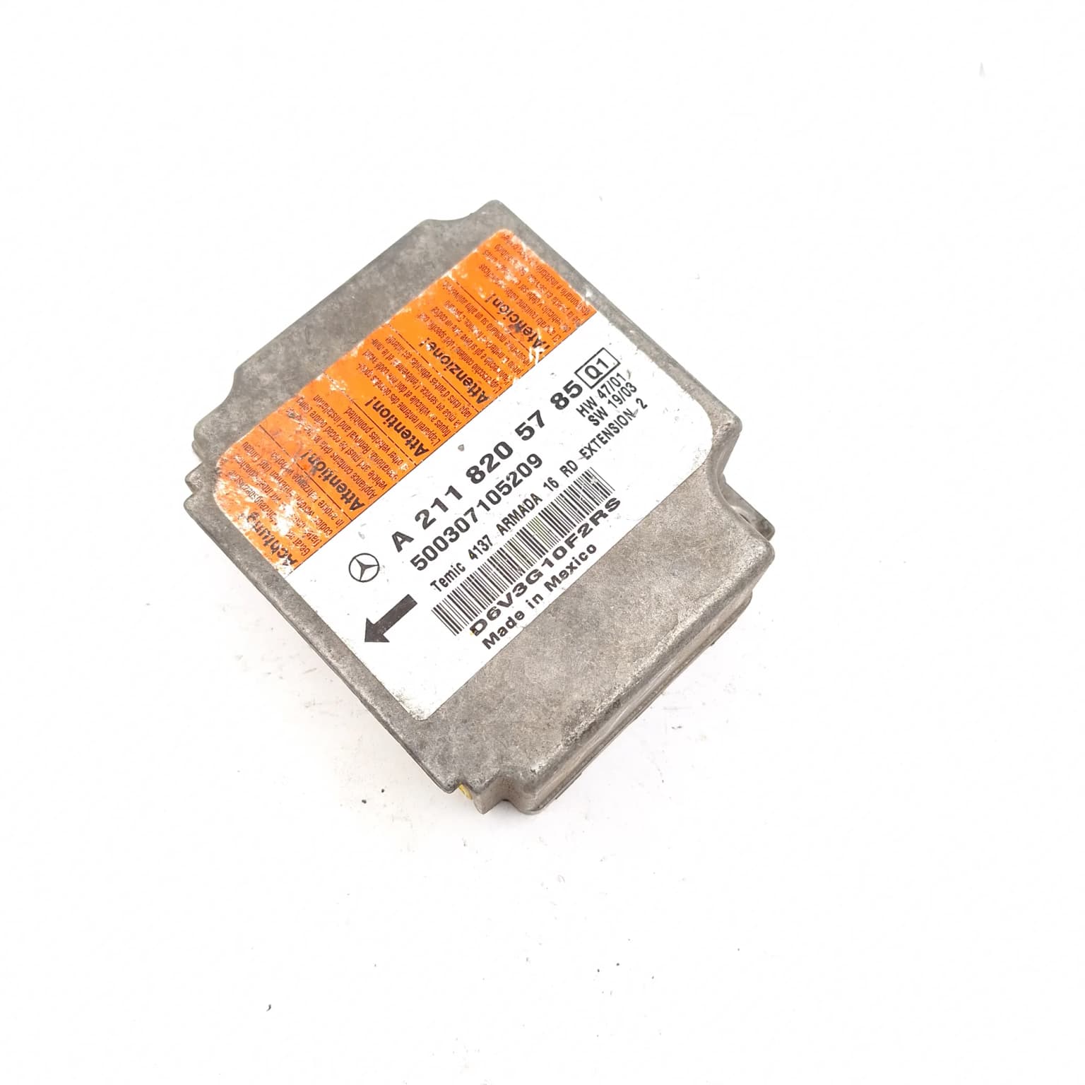 Airbag control module Mercedes-Benz E-CLASS (W211) 2002–2009 A2118205785 – 1