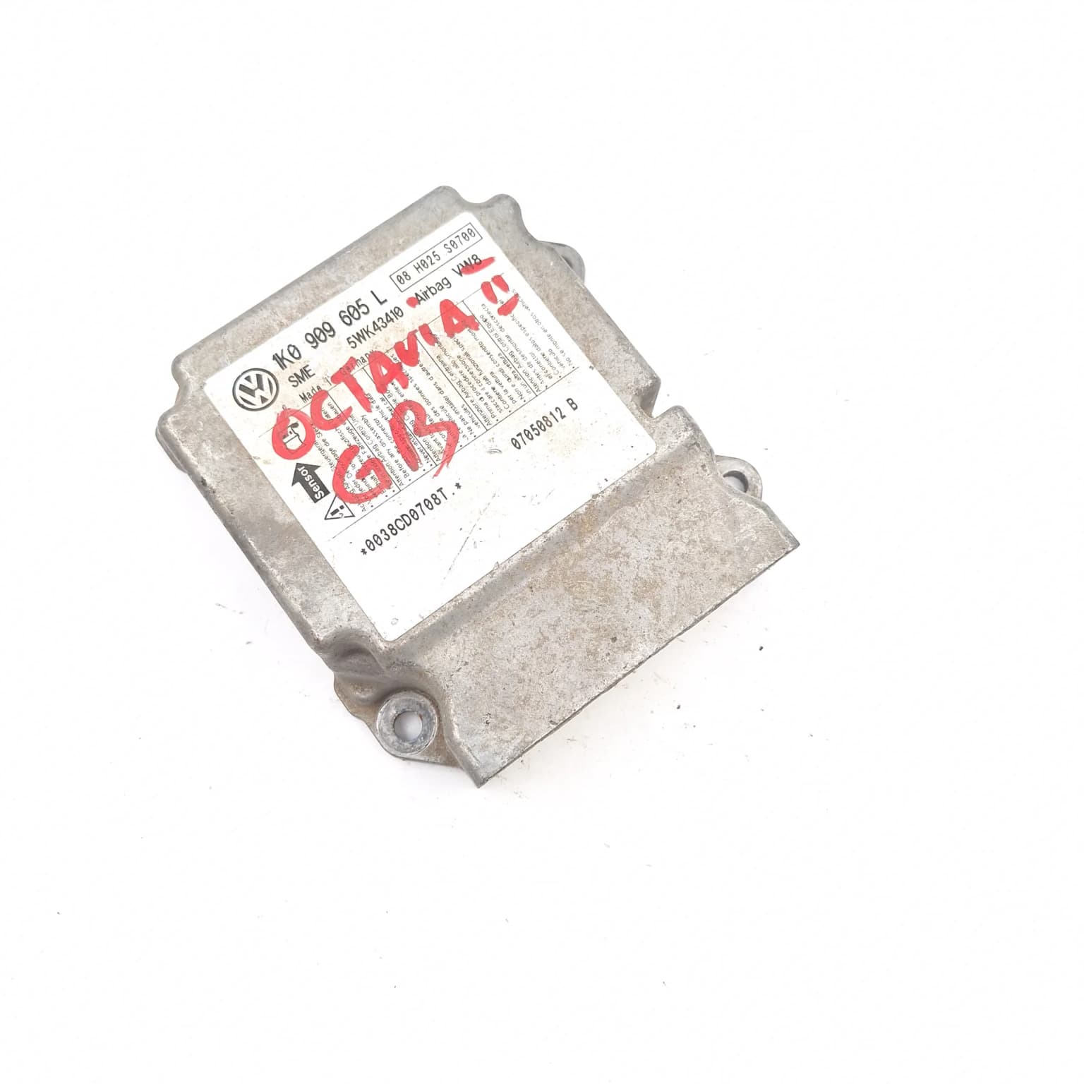 Airbag control module Skoda OCTAVIA 2 (1Z) 2004–2013 1K0909605L – 1