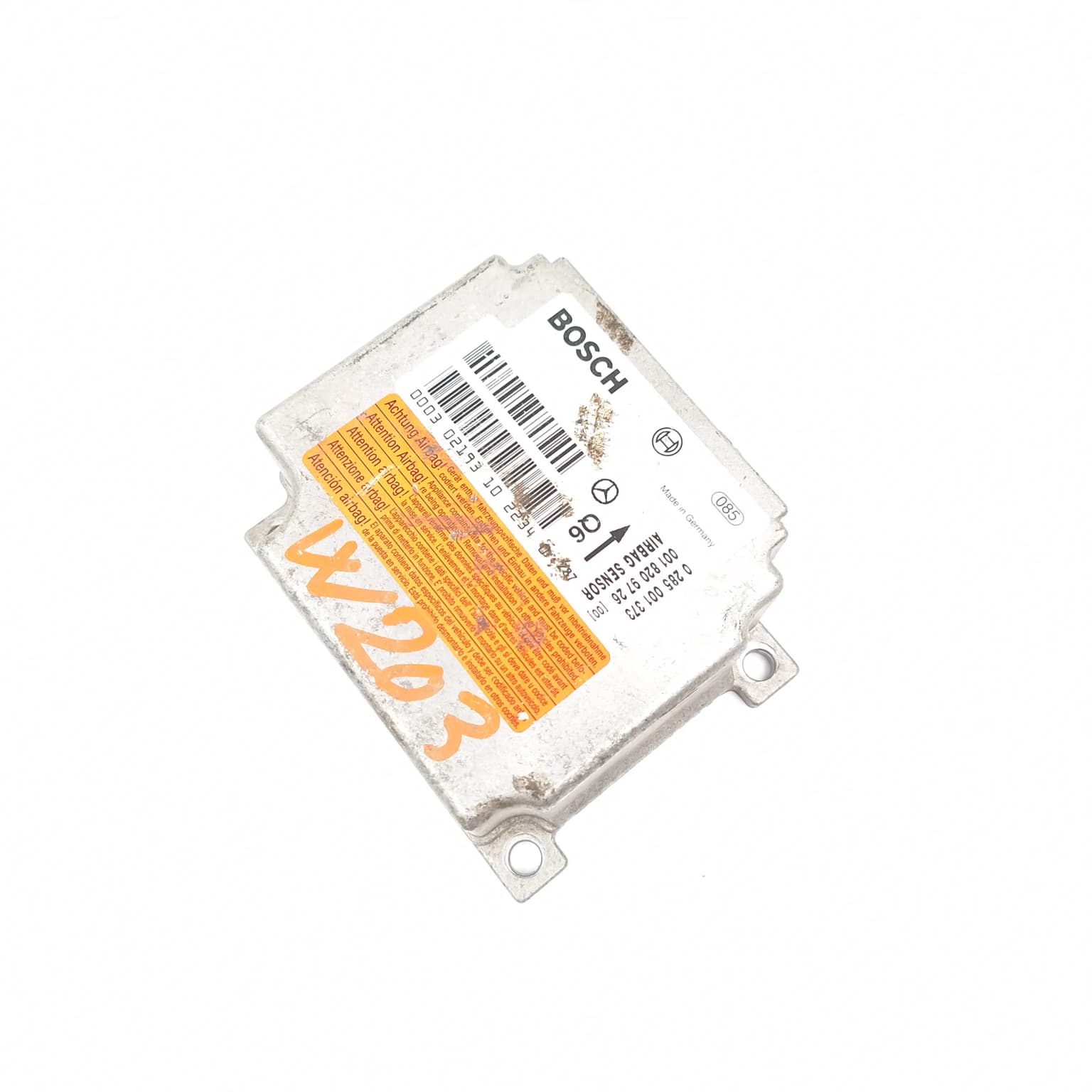 Airbag control module Mercedes-Benz C-CLASS (W203) 2000–2007 0285001373 – 1