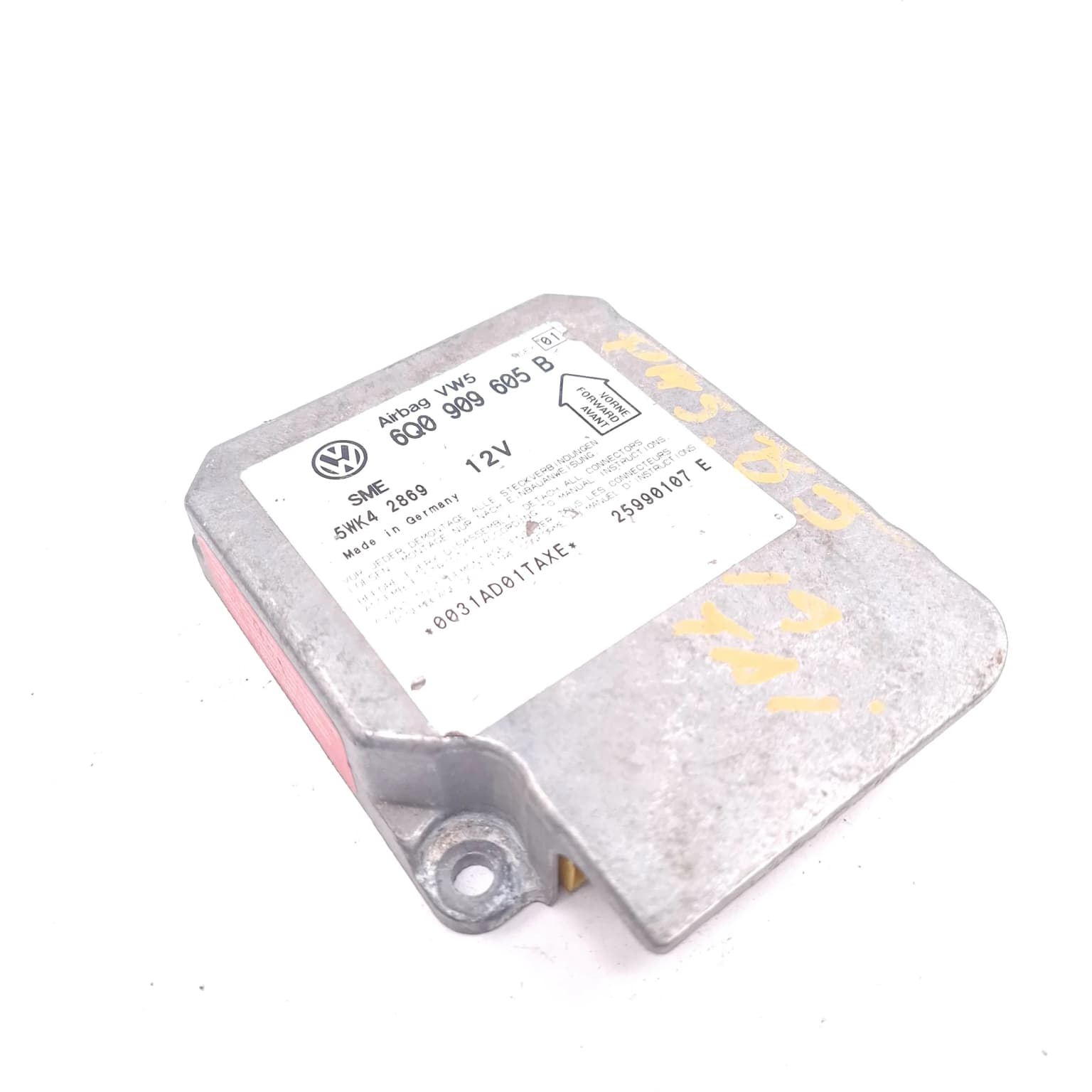 Airbag control module VW PASSAT B5, B5.5 1996–2005 1.9 TDI 6Q0909605B – 1
