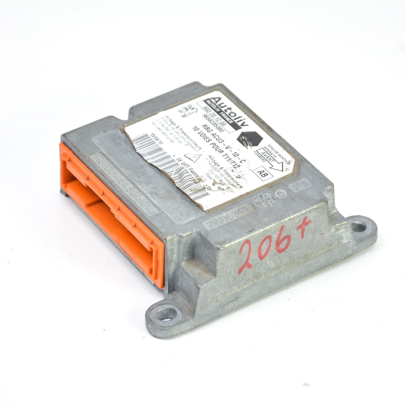 Airbag control module Peugeot 206+ (T3E) 2009+ 1.4 i KFW (TU3A) 9658285080 – 1