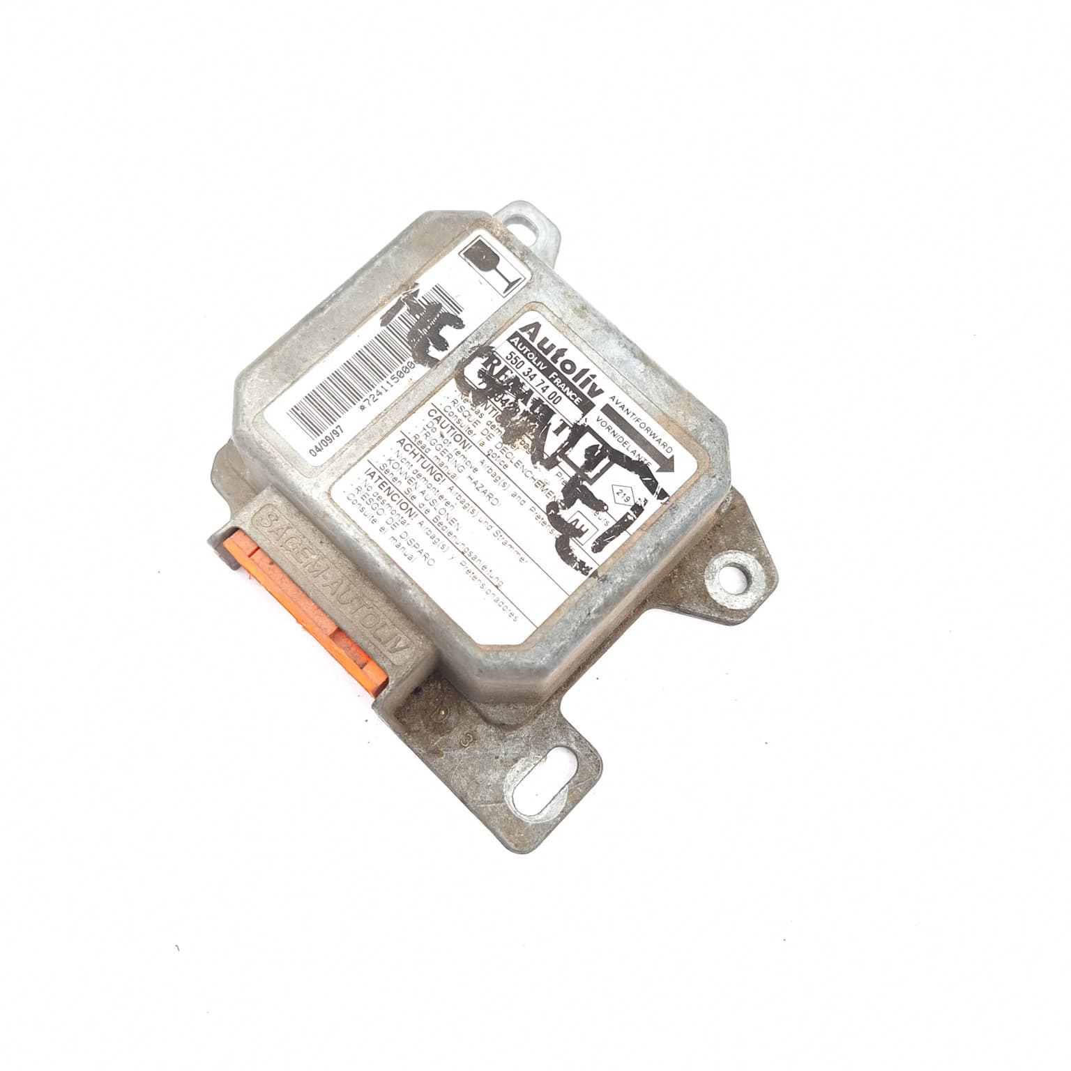 Airbag control module Renault MEGANE 1 1995–2002 7700423184 – 1