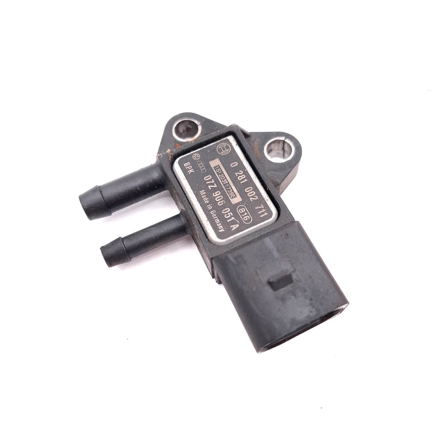 Exhaust gas pressure sensor VW TOUAREG (7L) 2002–2010 3.0 TDI BUN 07Z906051A – 1