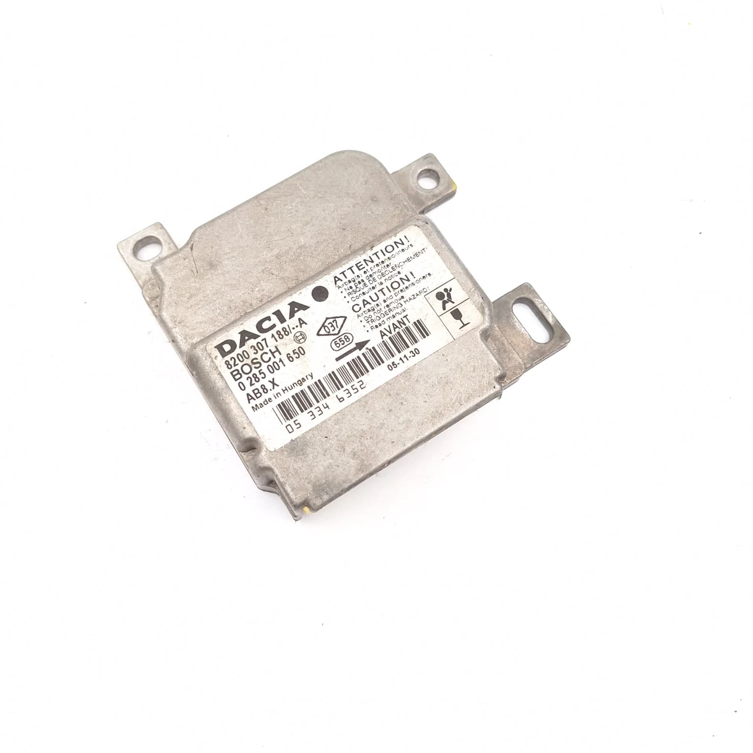 Airbag control module Dacia LOGAN (LS) 2004–2012 8200307188A – 1