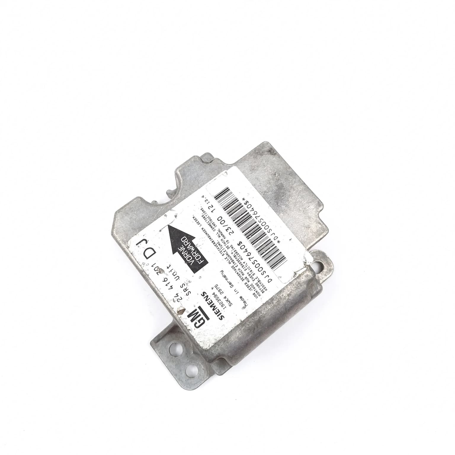 Airbag control module Opel VECTRA B 1995–2002 1923594 – 1