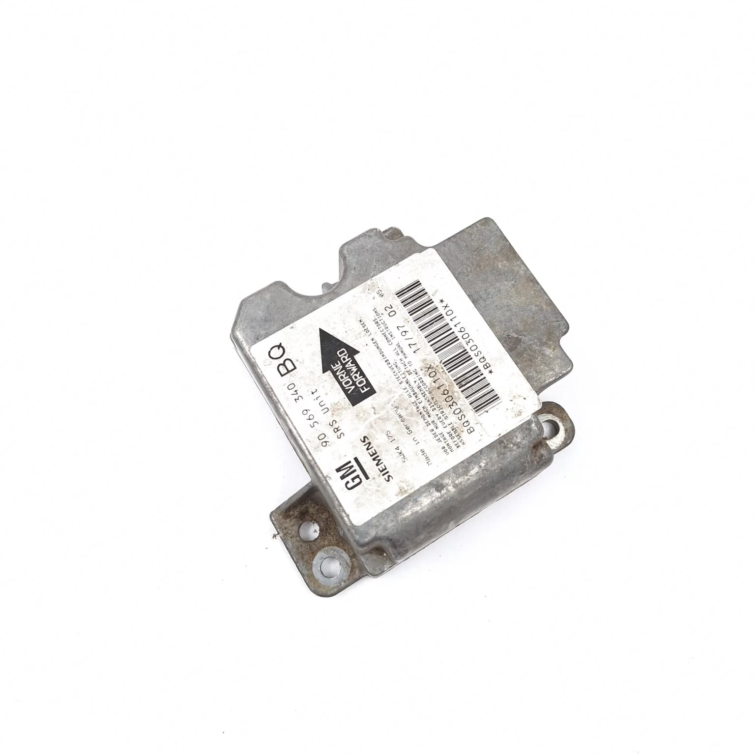 Airbag control module Opel VECTRA B 1995–2002 90569340 – 1