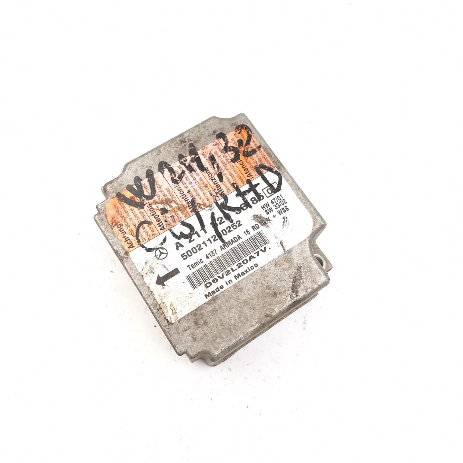 Airbag control module Mercedes-Benz E-CLASS (W211) 2002–2009 A2118203385 – 1