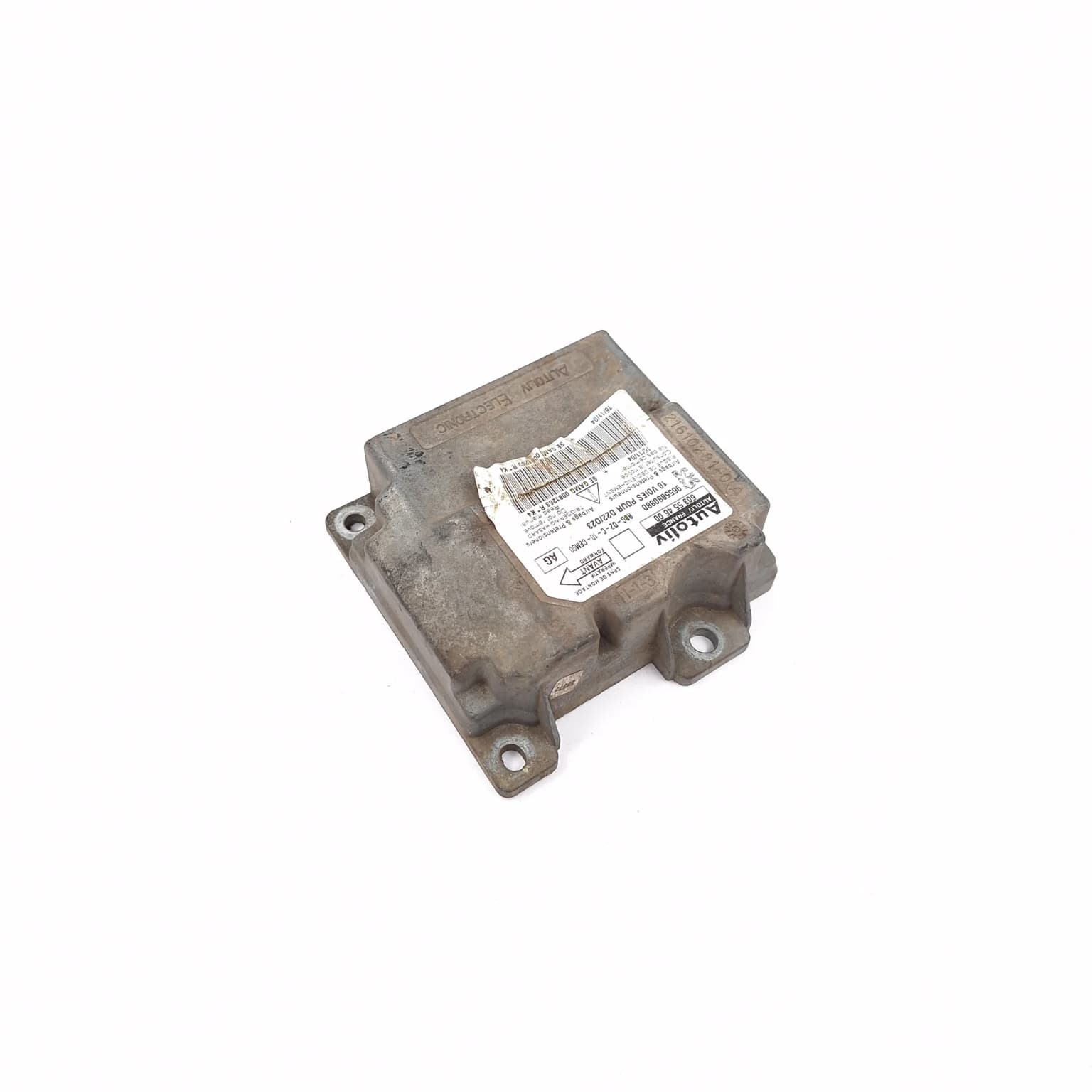 Airbag control module Peugeot 407 2004–2011 1.6 HDi 110 603554600 – 1
