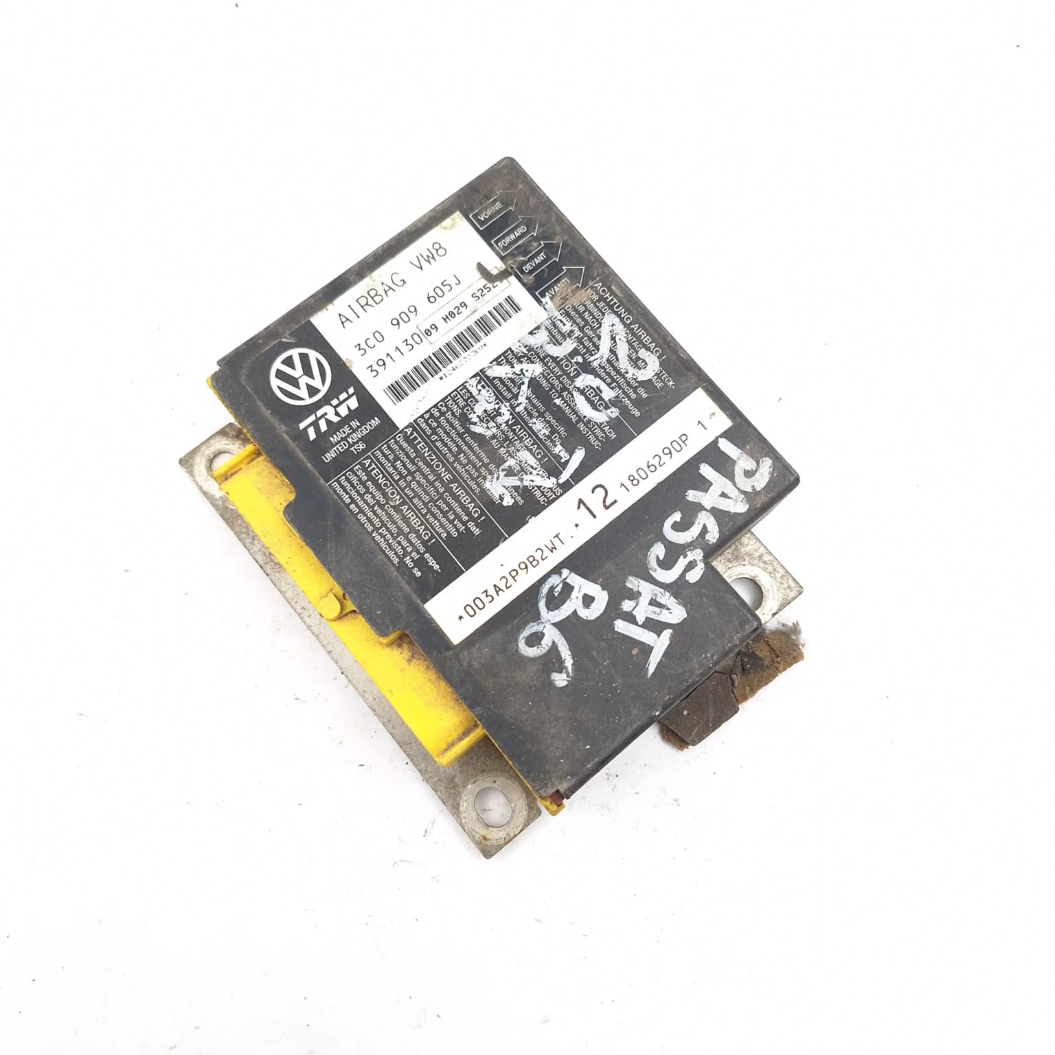 Airbag control module VW PASSAT B6 2005–2010 3C0909605J – 1