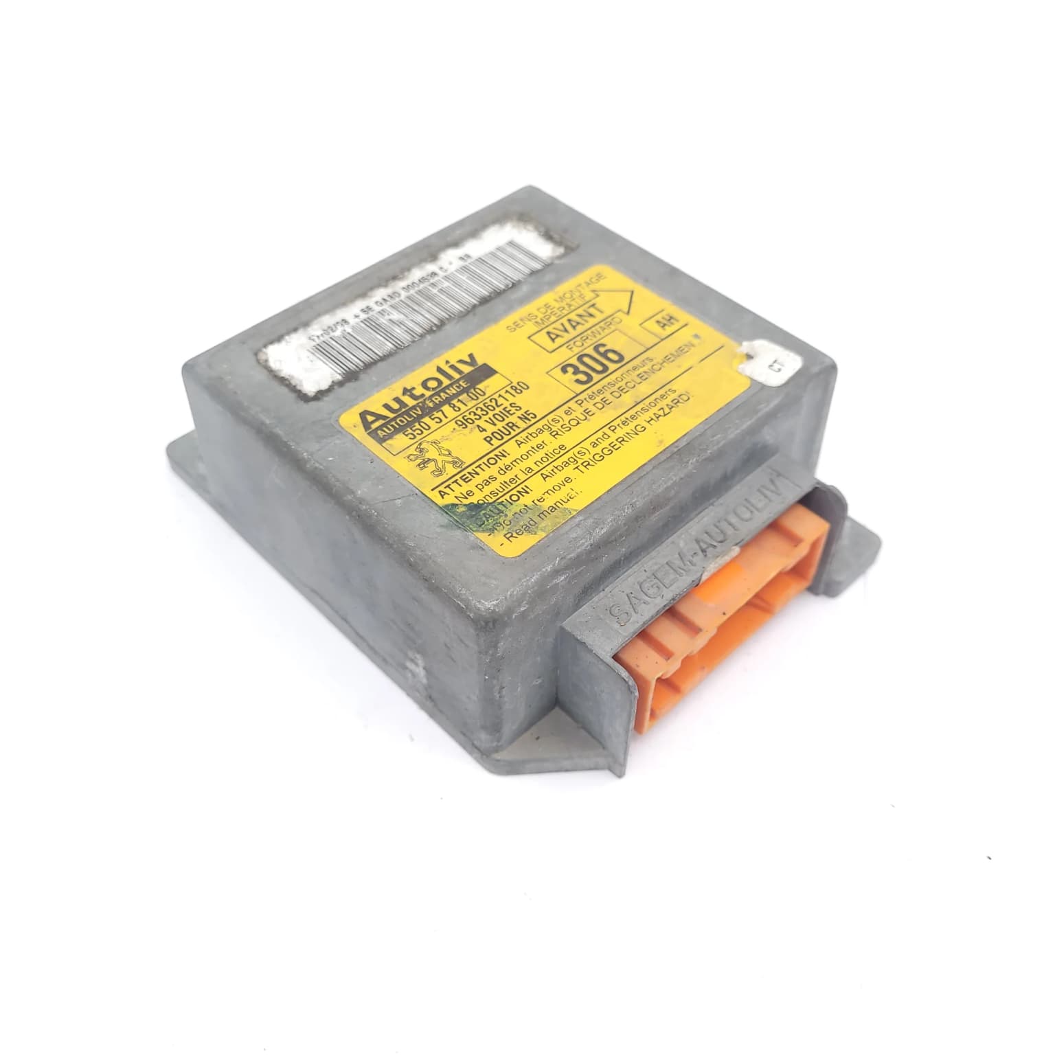 Airbag control module Peugeot 306 1993–2002 9633621180 – 1