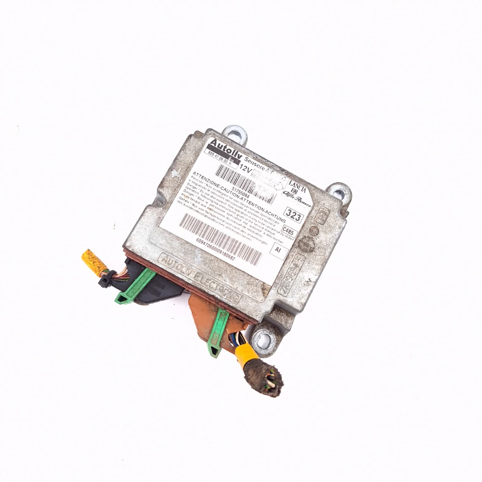 Airbag control module Fiat LINEA (323) 2007–2016 1.3 D Multijet 199 A3.000 609470600H – 1
