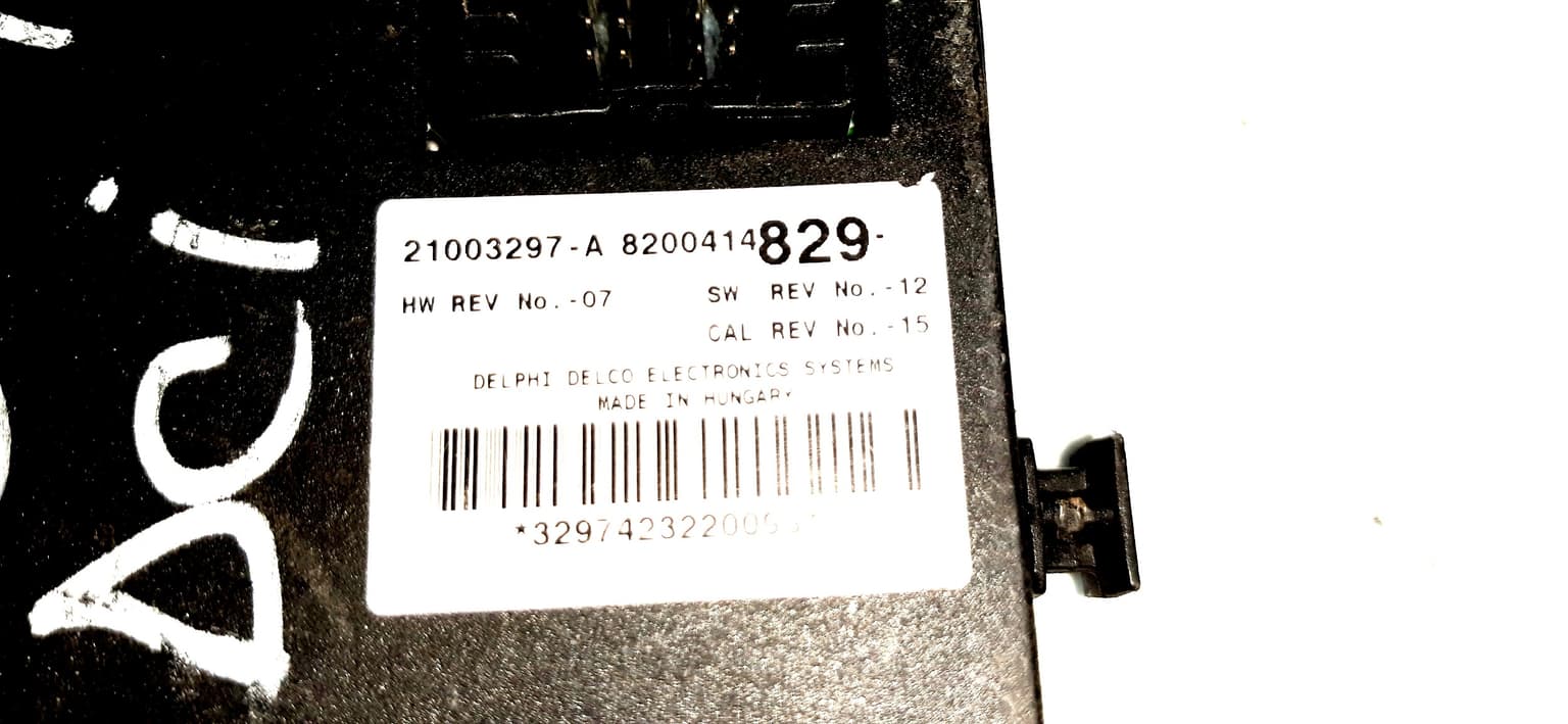 Comfort control module Renault ESPACE Mk 4 2002–2014 21003297A – 1