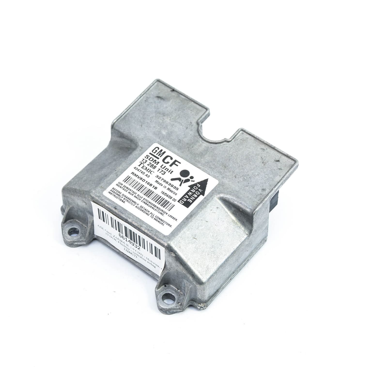 Airbag control module Opel ZAFIRA B 2005–2014 1.9 CDTI Z 19 DTH 13288173 – 1
