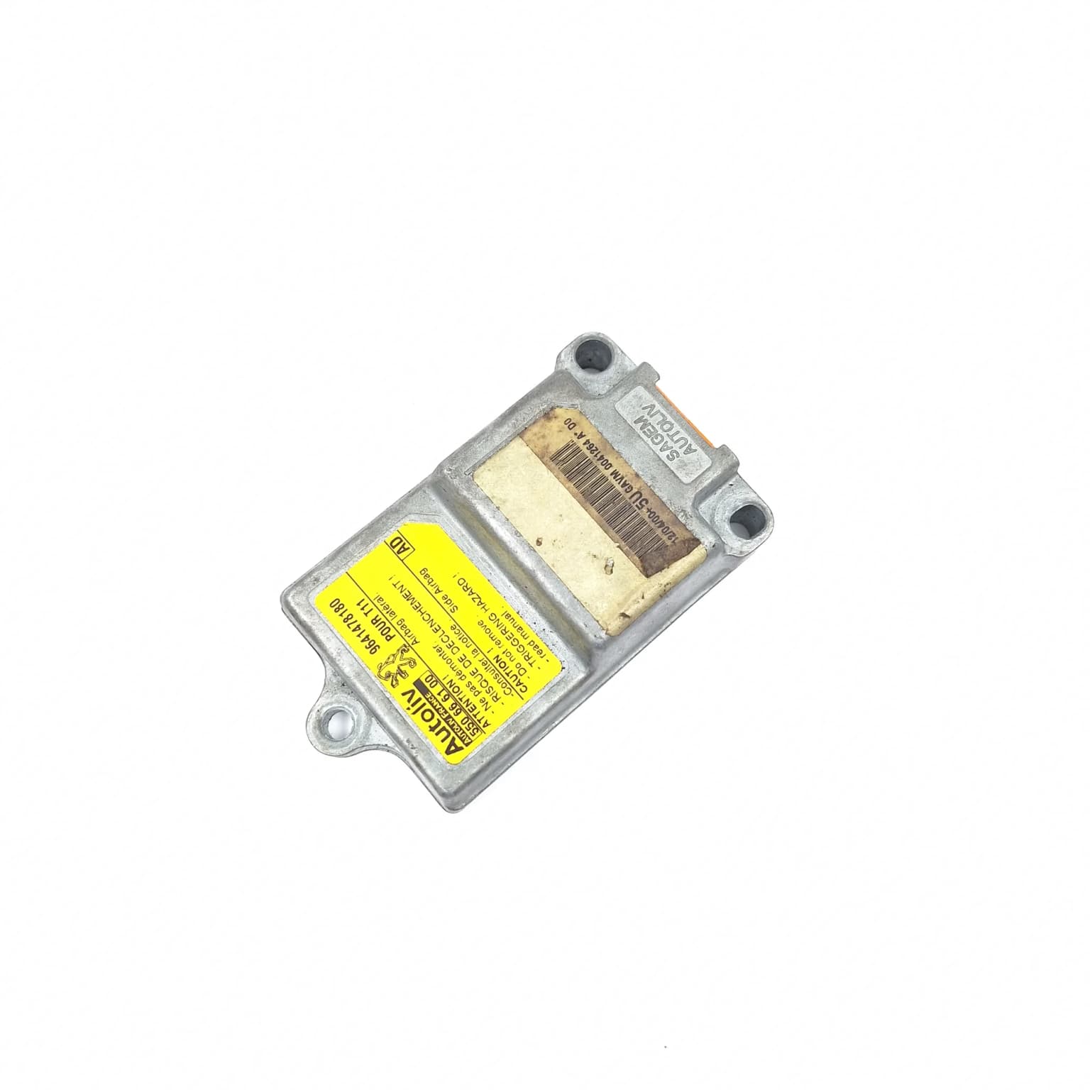 Airbag control module Peugeot 206 1998–2013 9641478180 – 1