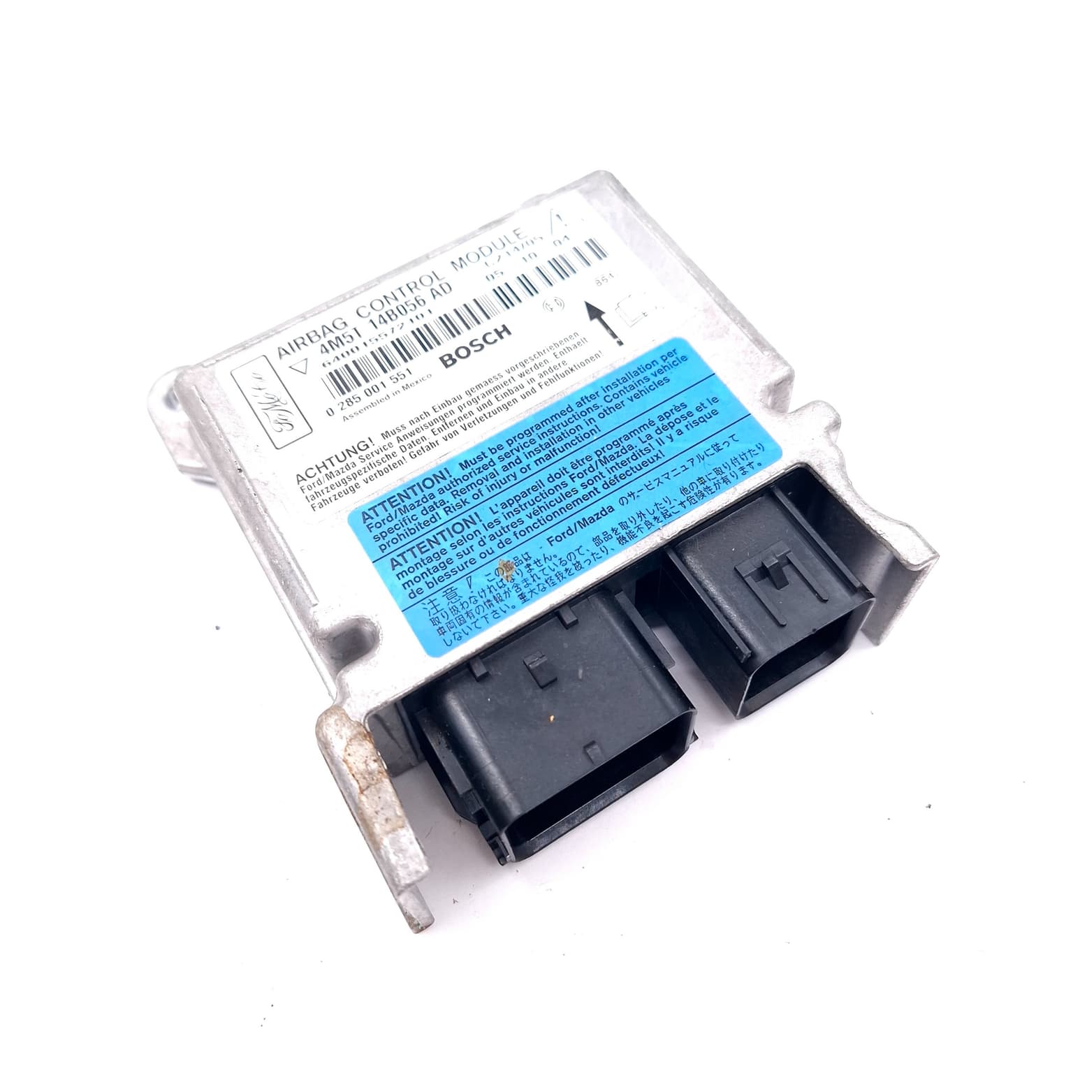 Airbag control module Ford C-MAX 1 2003–2010 1.6 TDCi G8DB 4M5T14B056AD – 1
