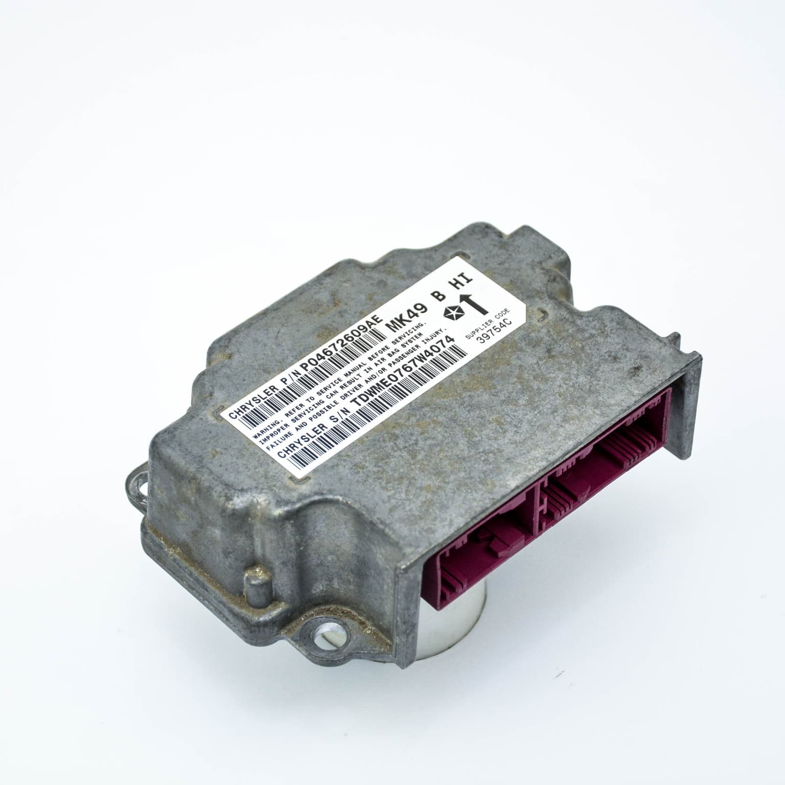 Airbag control module Jeep COMPASS (MK49) 2006+ 2.0 CRD 4x4 ECE P04672609AE – 1