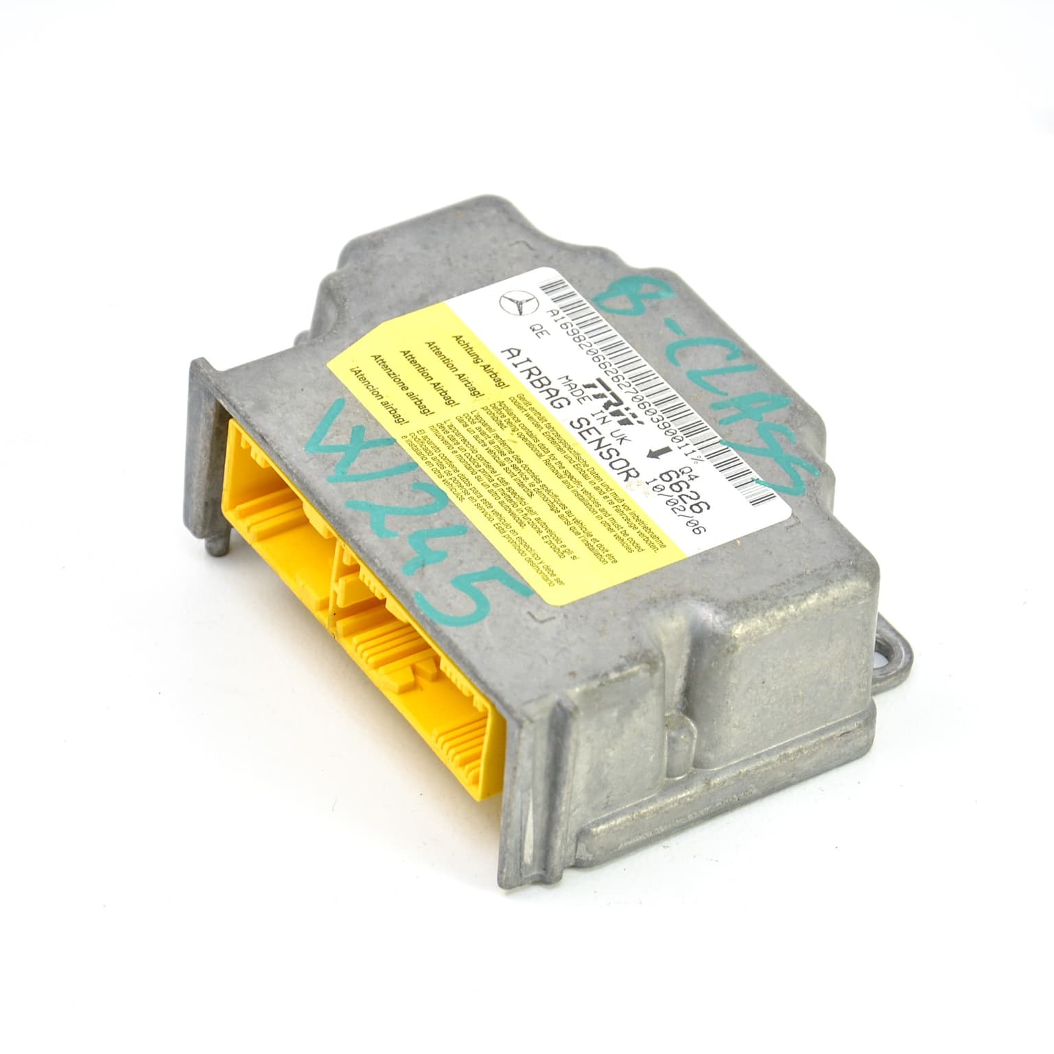 Airbag control module Mercedes-Benz B-CLASS (W245) 2005–2011 A1698206626 – 1