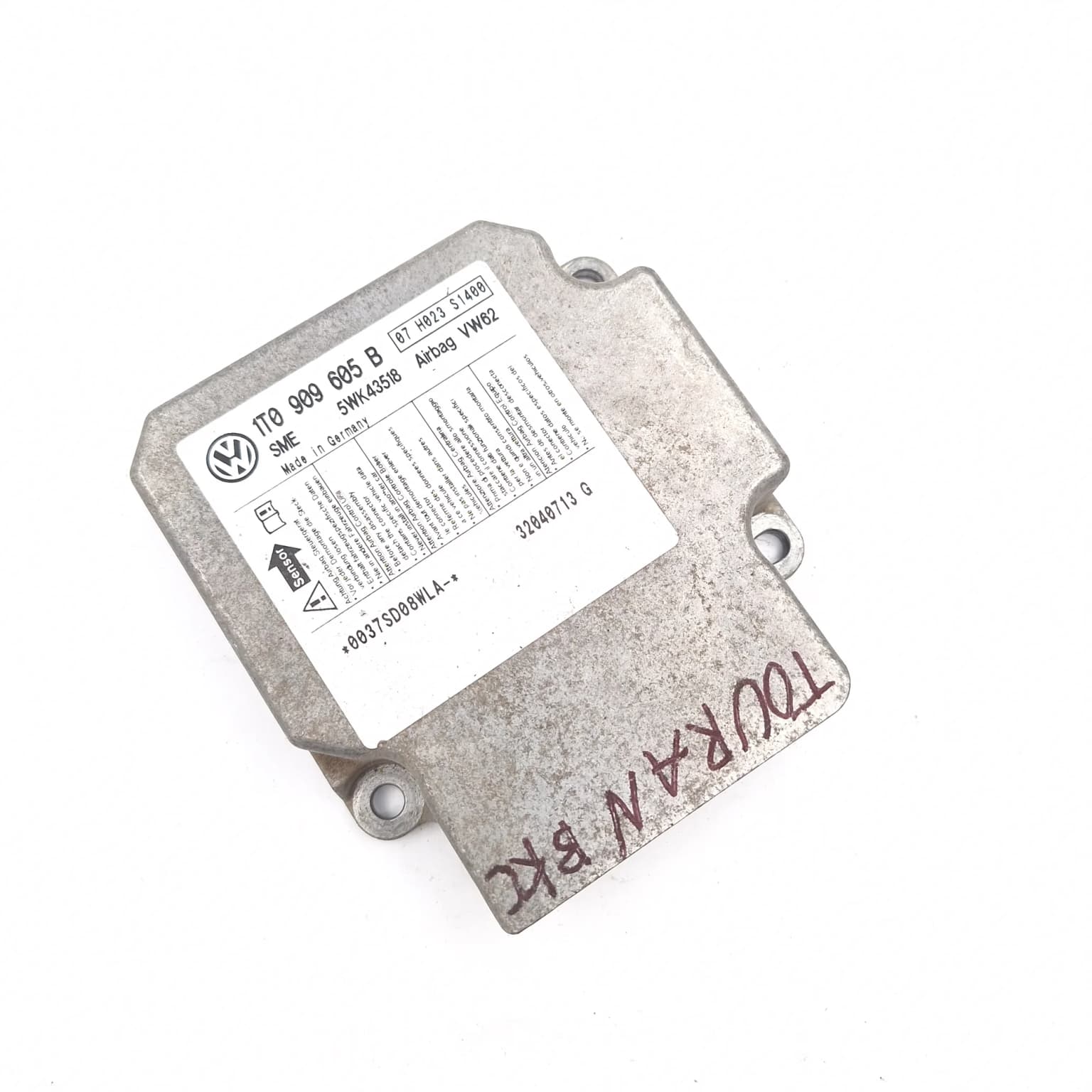 Airbag control module VW TOURAN (1T) 2003–2010 1T0909605B – 1
