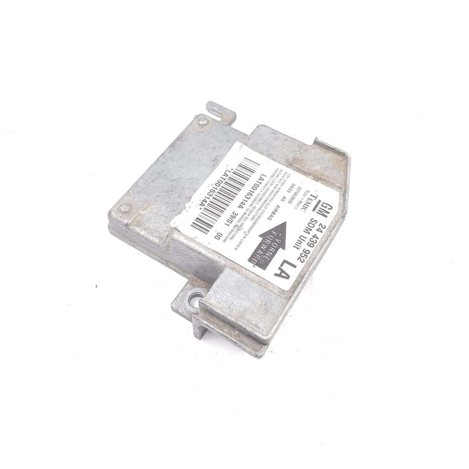 Airbag control module Opel CORSA C 2000–2006 24439952 – 1