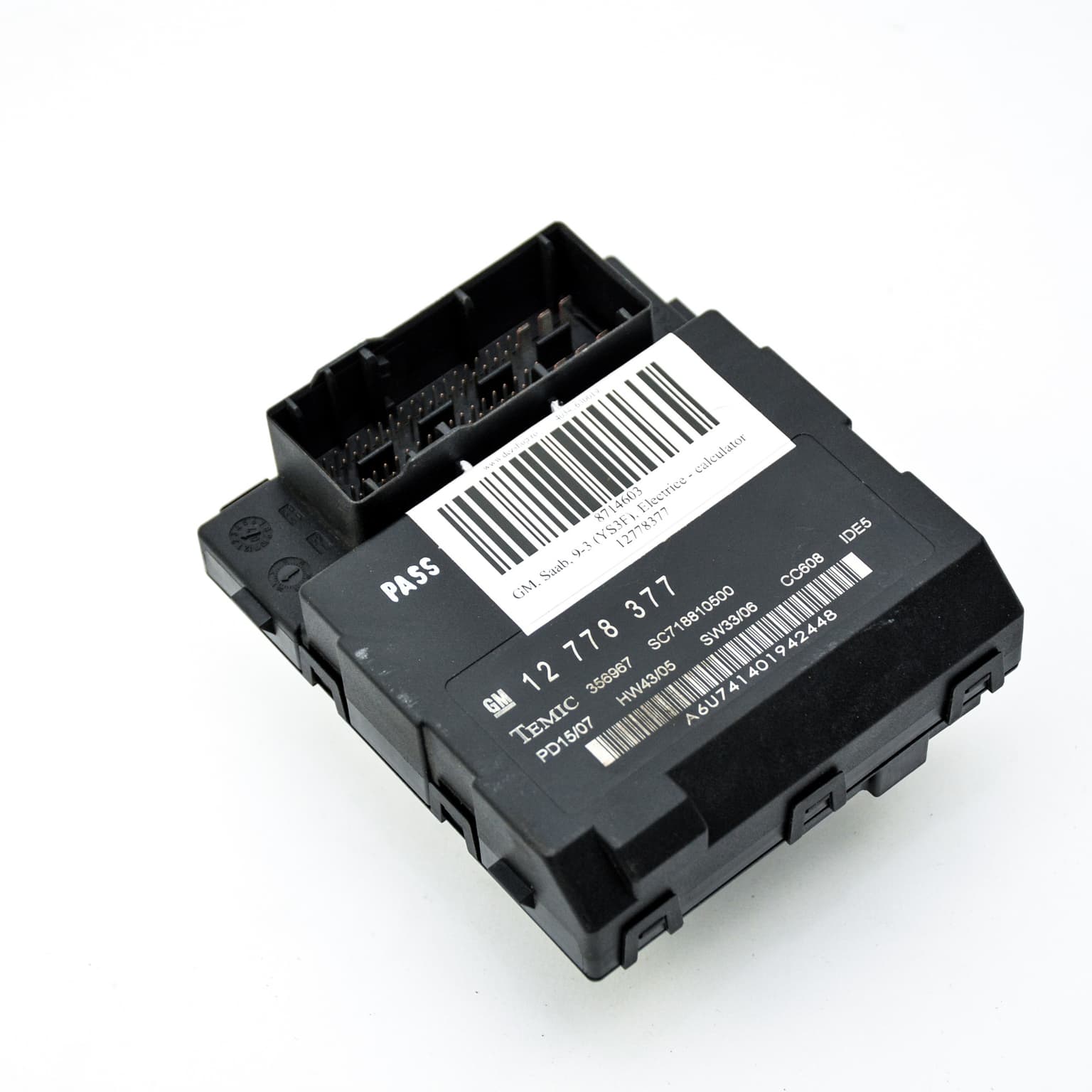 Control unit Saab 9-3 (YS3F) 2003–2012 12778377 – 1