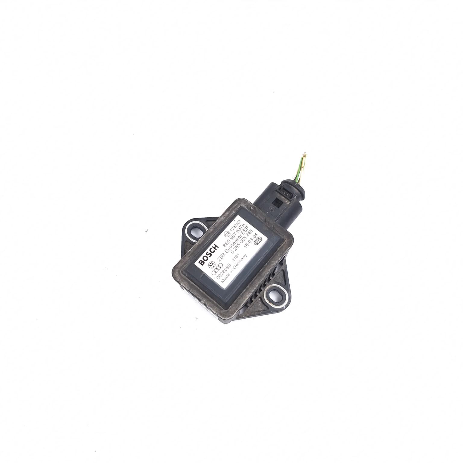 ESP sensor Audi A4 Cabriolet (8H, B6, B7) 2002–2009 1.8 T BFB 8E0907637A – 1