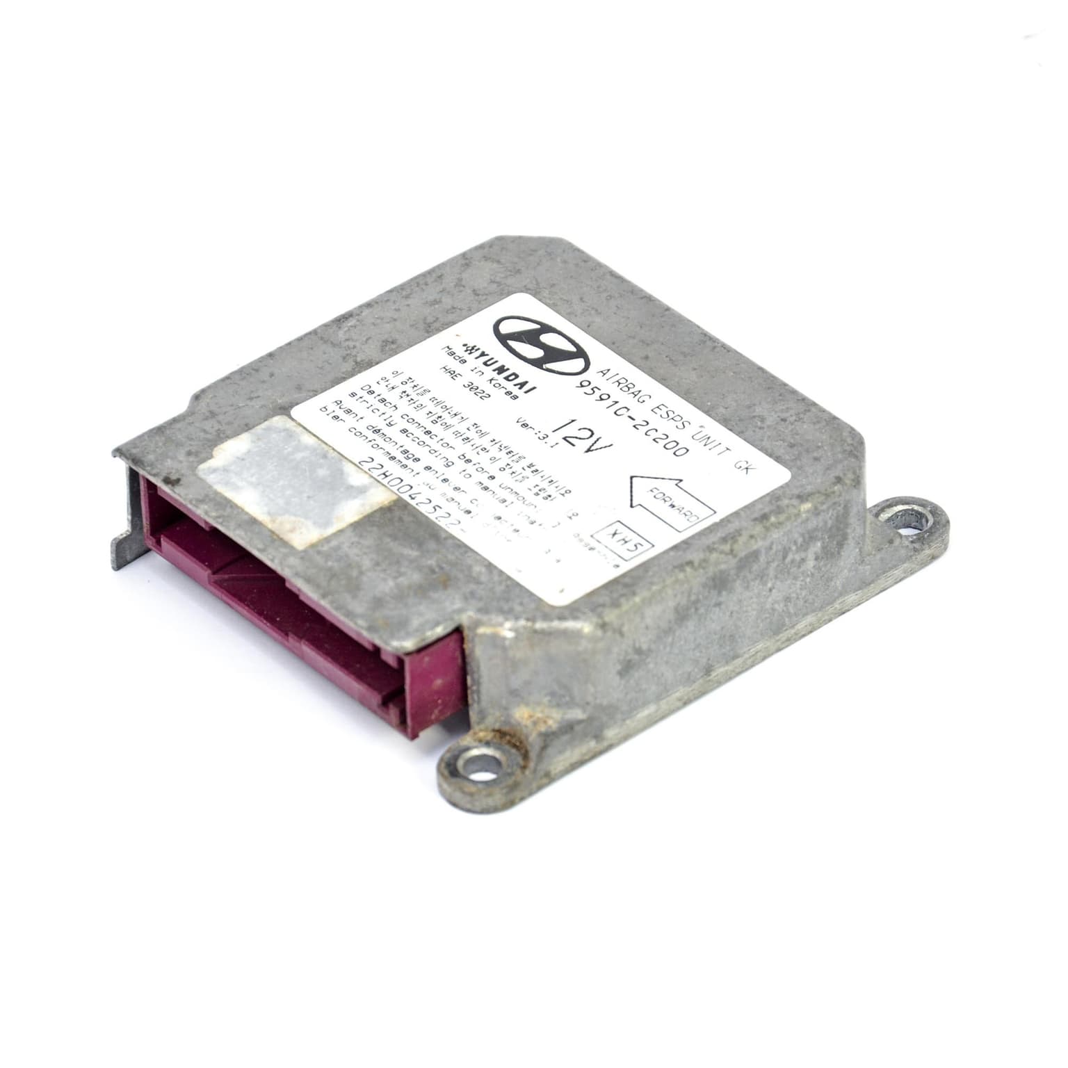 Airbag control module Hyundai COUPE (GK) 2002–2009 1.6 16V G4ED-G 959102C200 – 1