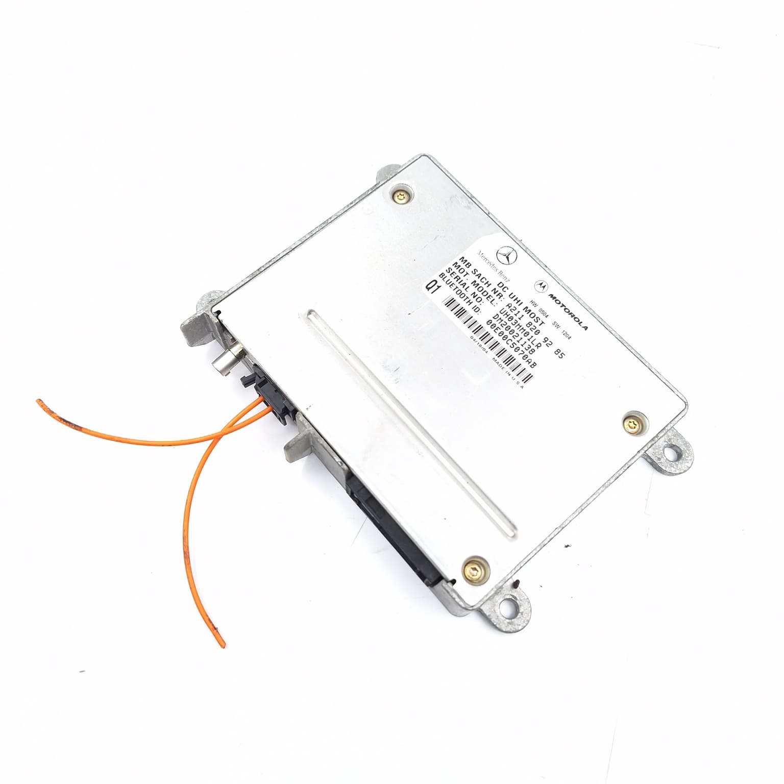 Bluetooth module Mercedes-Benz E-CLASS (W211) 2002–2009 E 270 CDI (211.016) OM 647.961 A2118209285 – 1