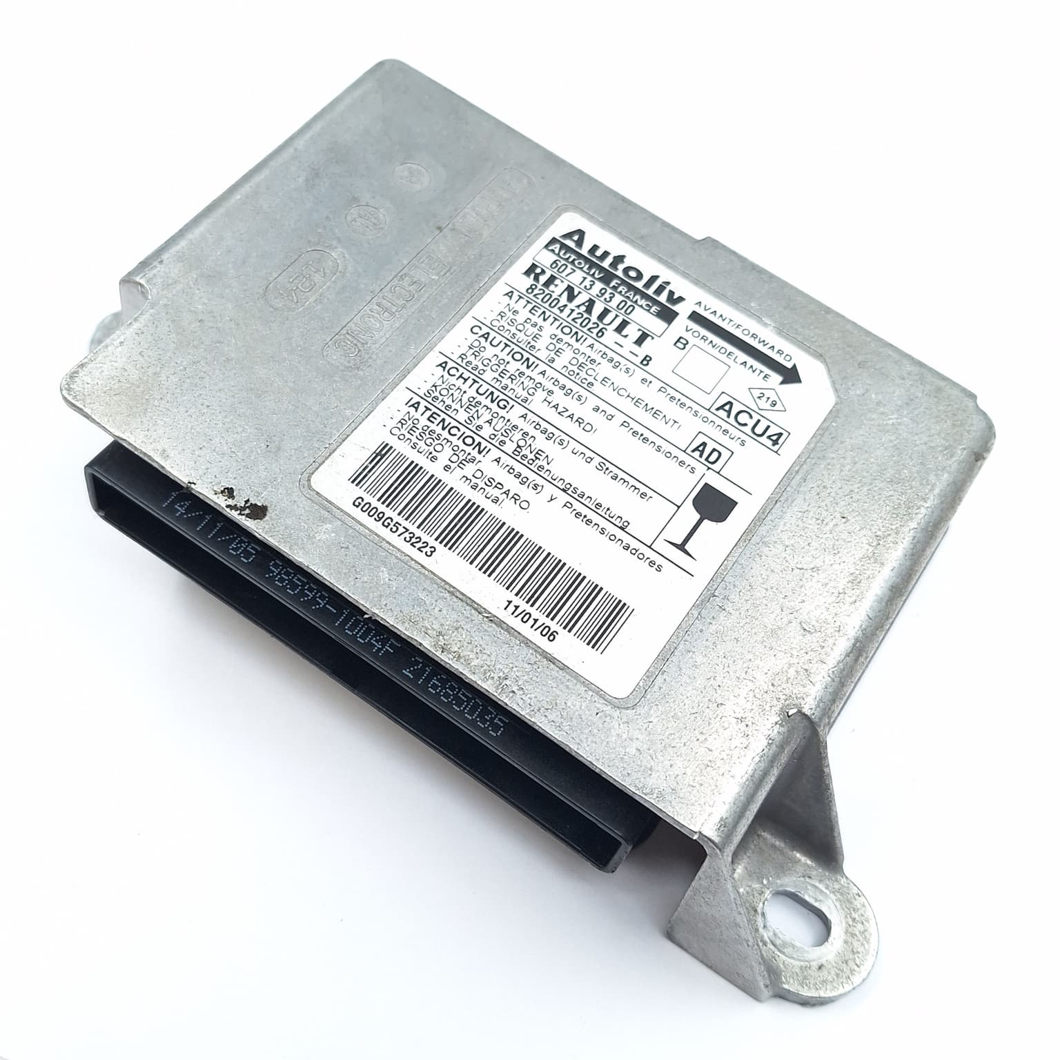 Airbag control module Renault MEGANE 2 2002–2010 607139300B – 1
