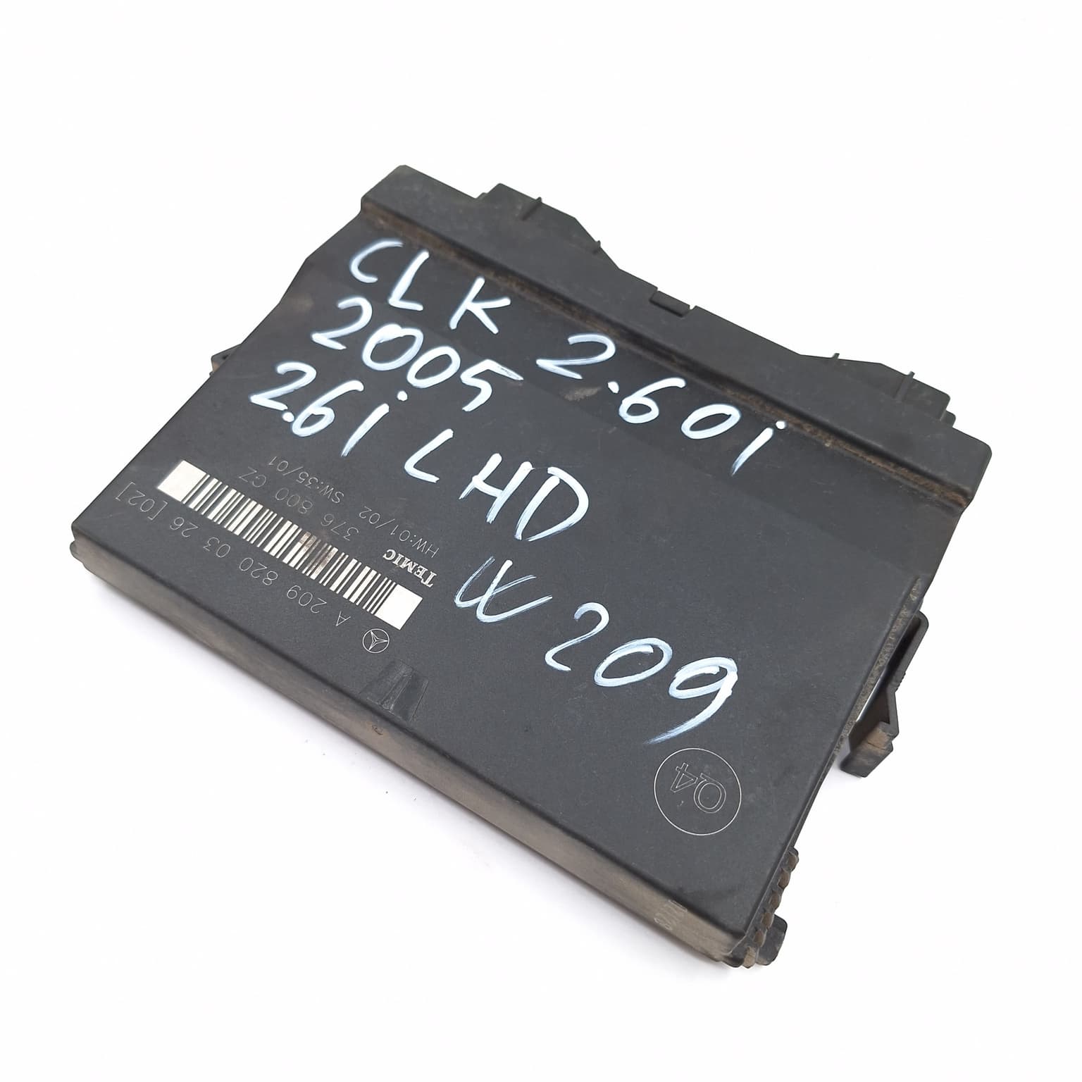 Control unit Mercedes-Benz CLK W209 2002–2009 A2098200326 – 1