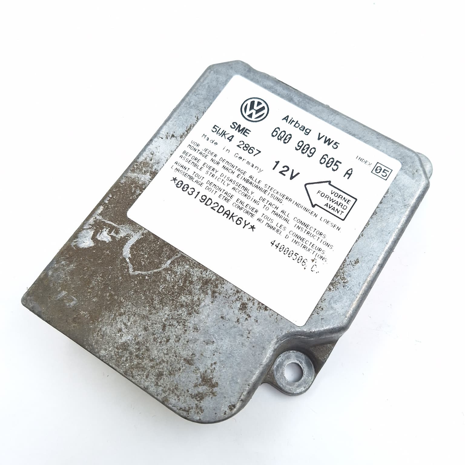 Airbag control module VW GOLF 4 1997–2004 6Q0909605A – 1