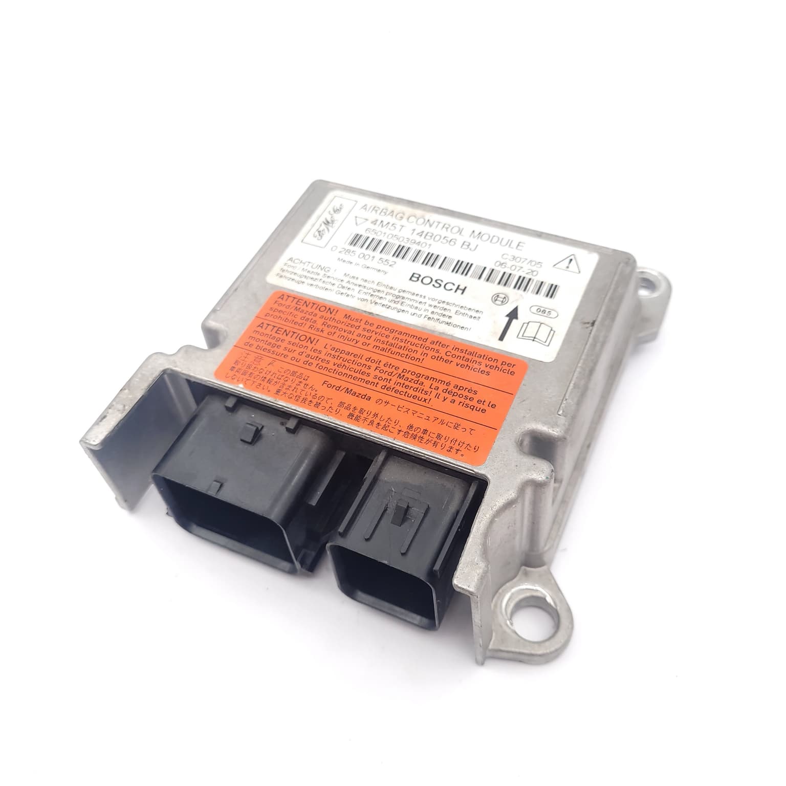 Airbag control module Ford FOCUS Mk 2 2005–2010 1.6 TDCi G8DB 4M5T14B056BJ – 1