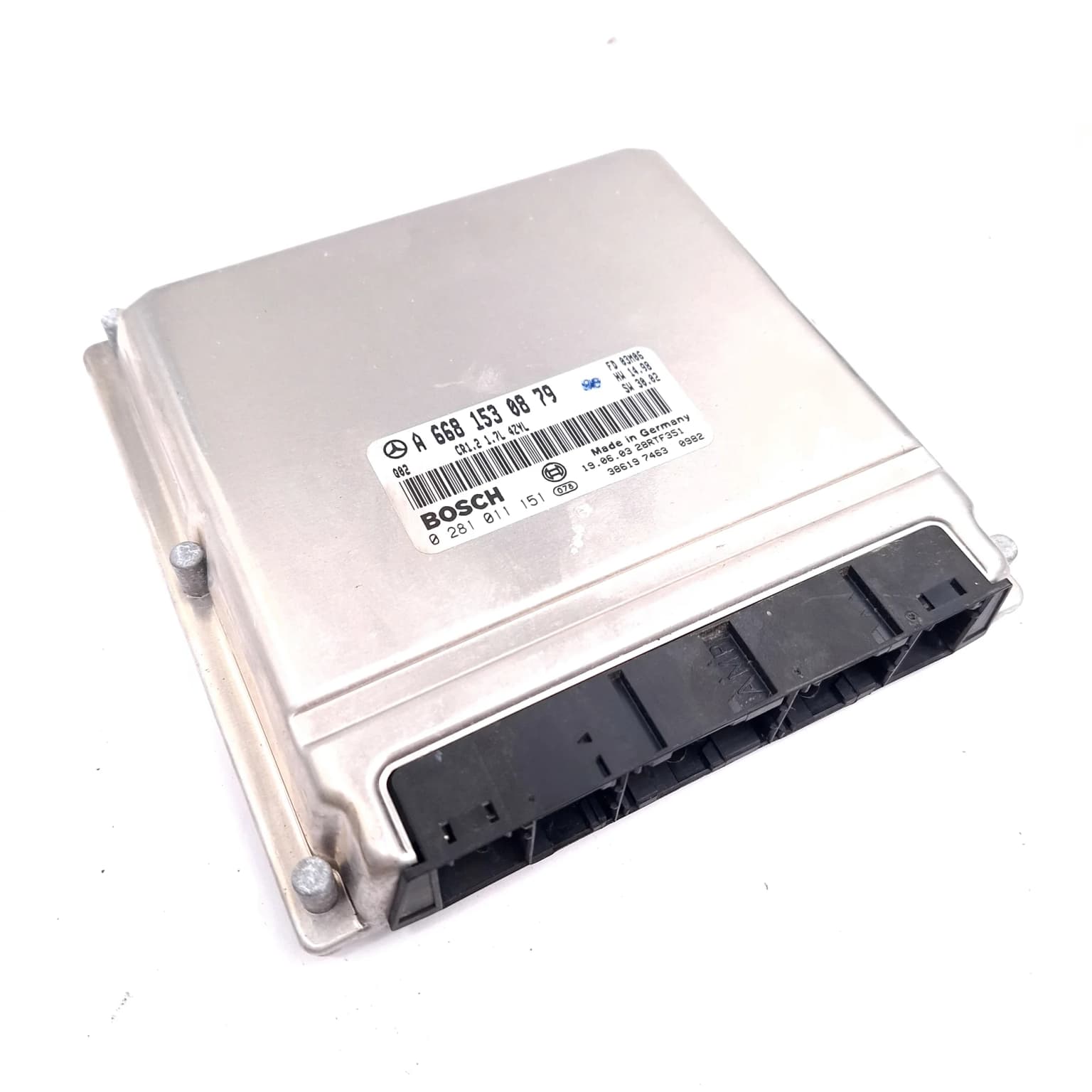 Engine control unit Mercedes-Benz A-CLASS (W168) 1997–2004 A 170 CDI (168.009, 168.109) OM 668.942 A6681530879 – 1