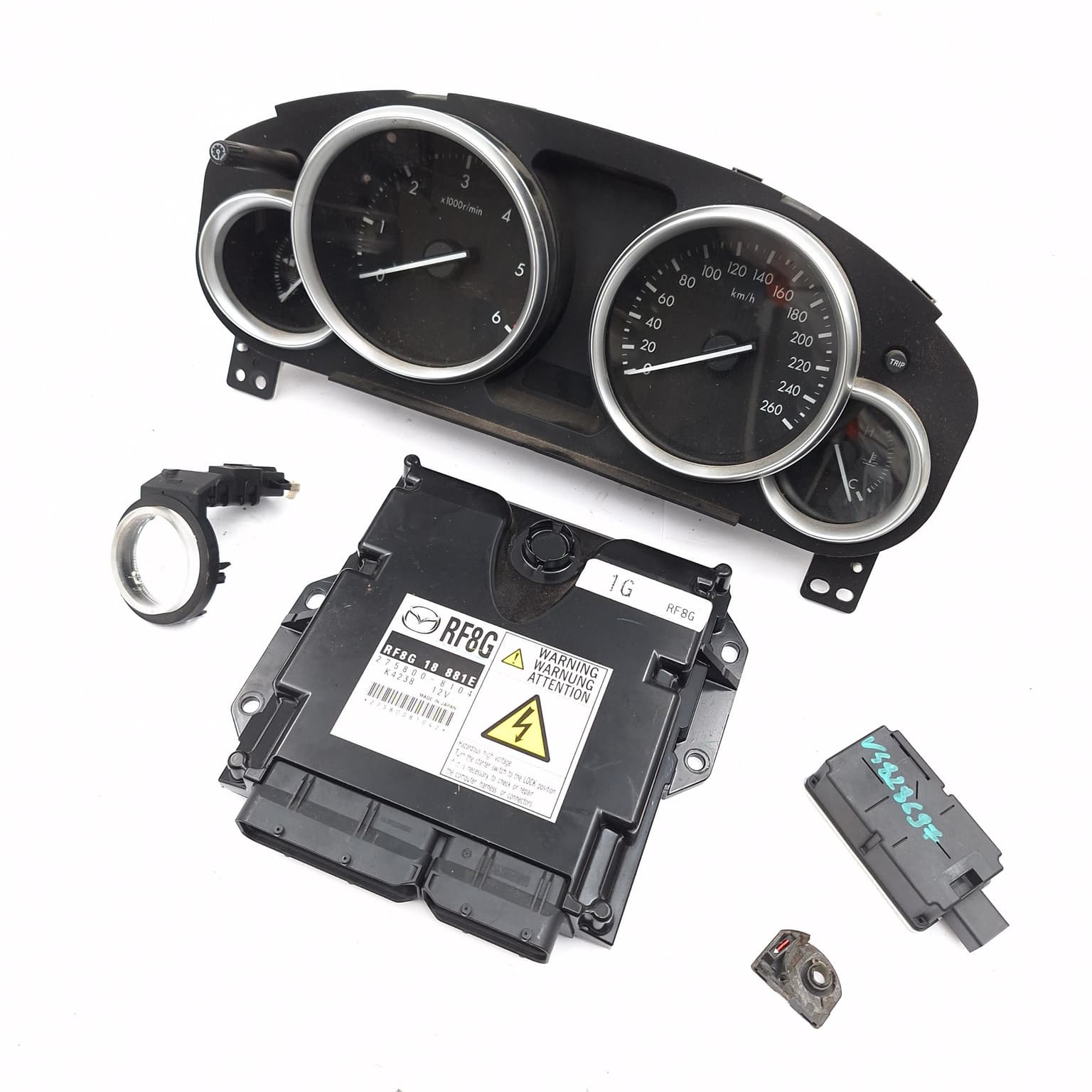 Kit calculateur et serrures Mazda 6 (GH) 2007–2012 2.0 MZR-CD RF7J RF8G18881E – 1