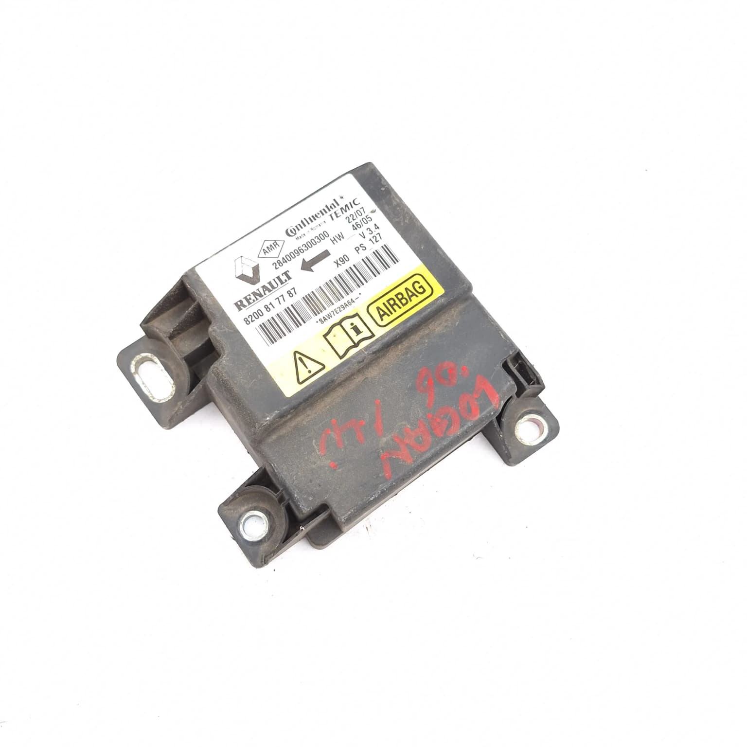 Airbag control module Dacia LOGAN (LS) 2004–2012 2840096300300 – 1