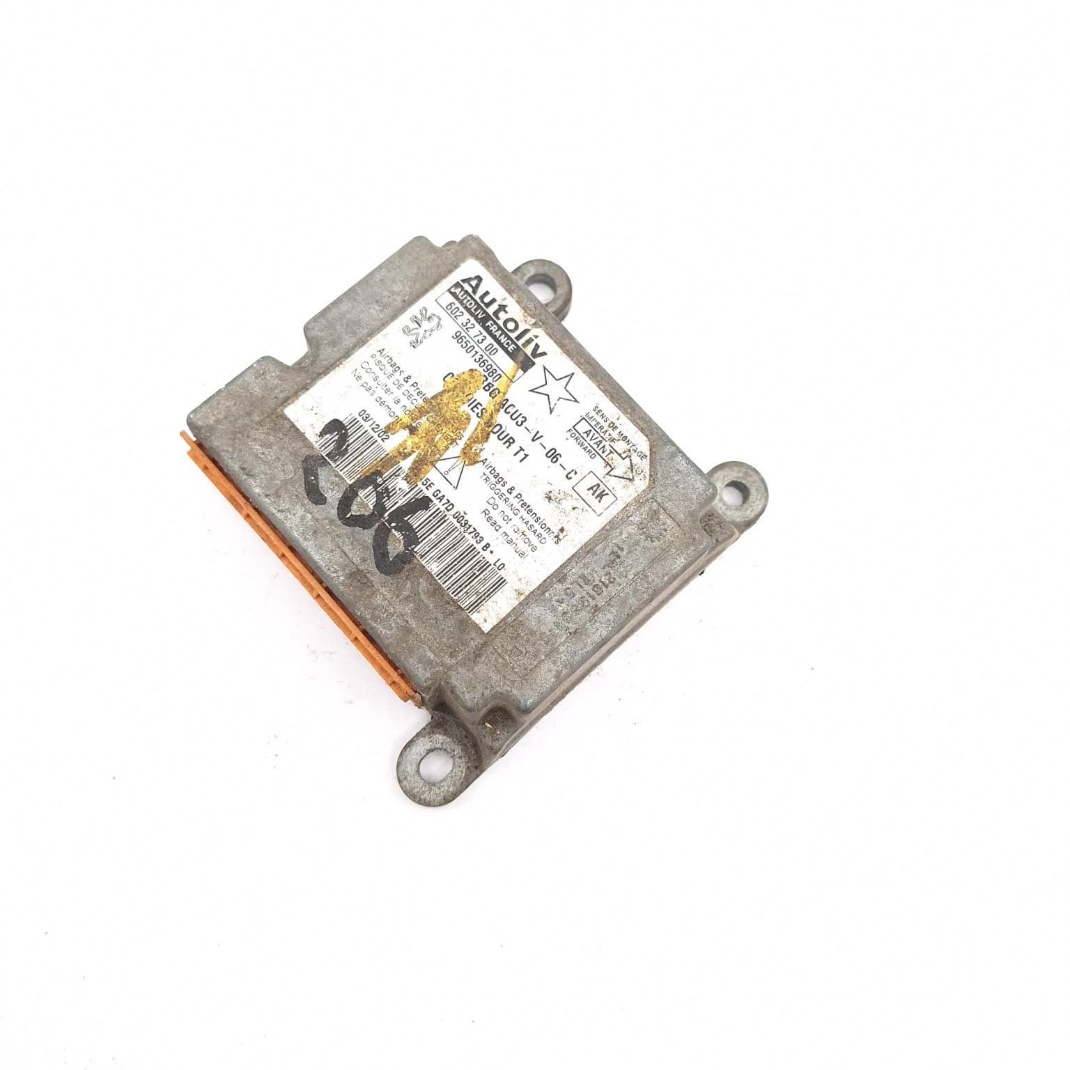 Airbag control module Peugeot 206 1998–2013 9650136980 – 1