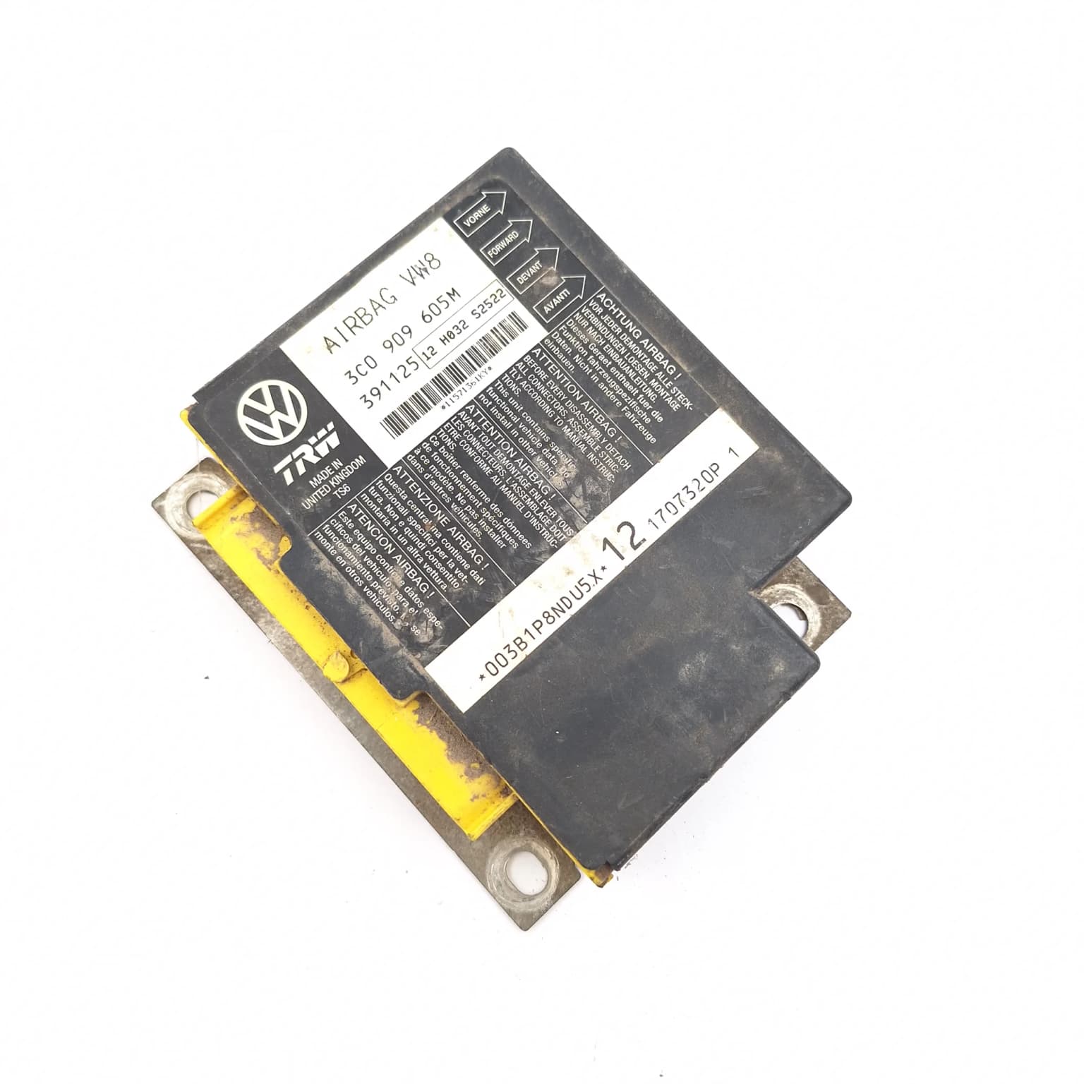 Airbag control module VW PASSAT B6 2005–2010 3C0909605M – 1