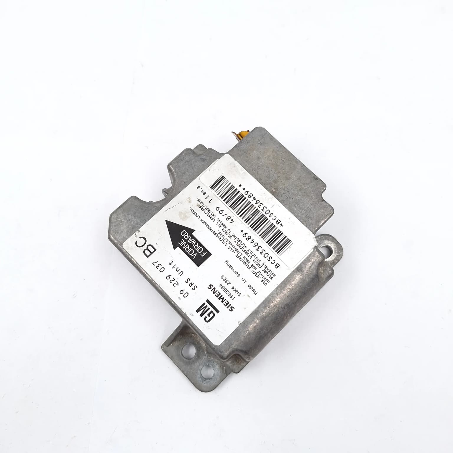 Airbag control module Opel ASTRA G 1998–2009 1923594 – 1