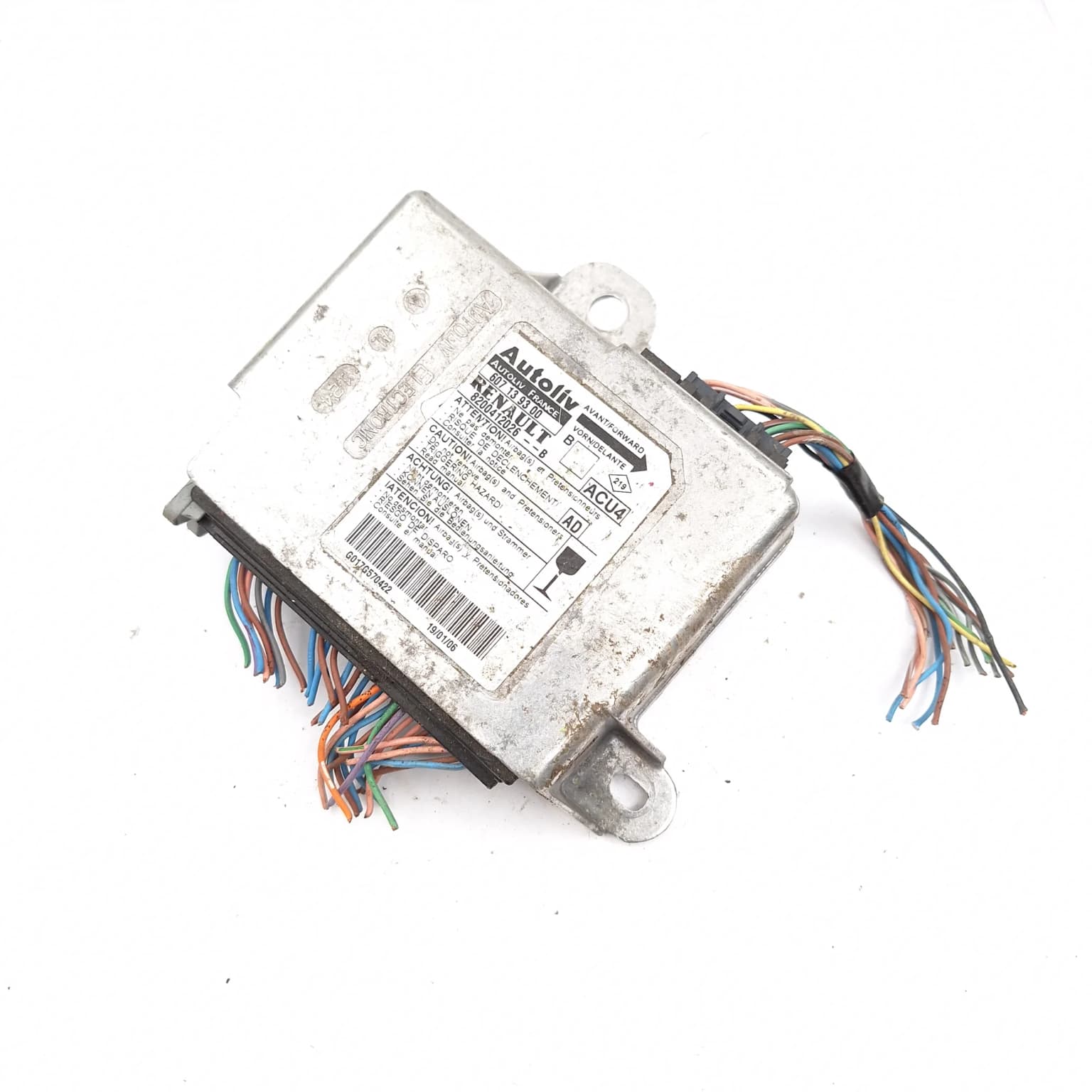 Airbag control module Renault MEGANE 2 2002–2010 8200412026 – 1