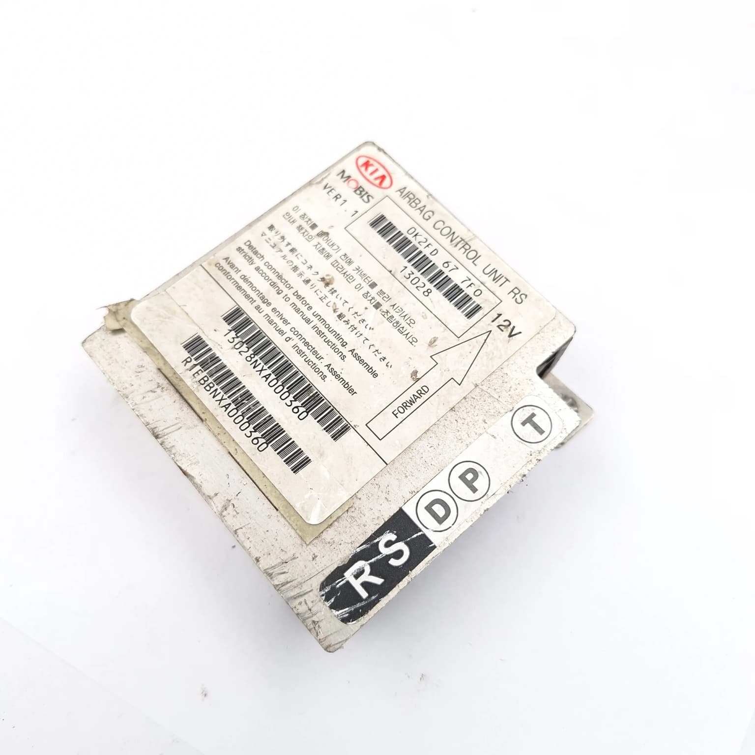 Airbag control module Kia CARENS 2 (FJ) 2002–2006 0K2FD677FO – 1