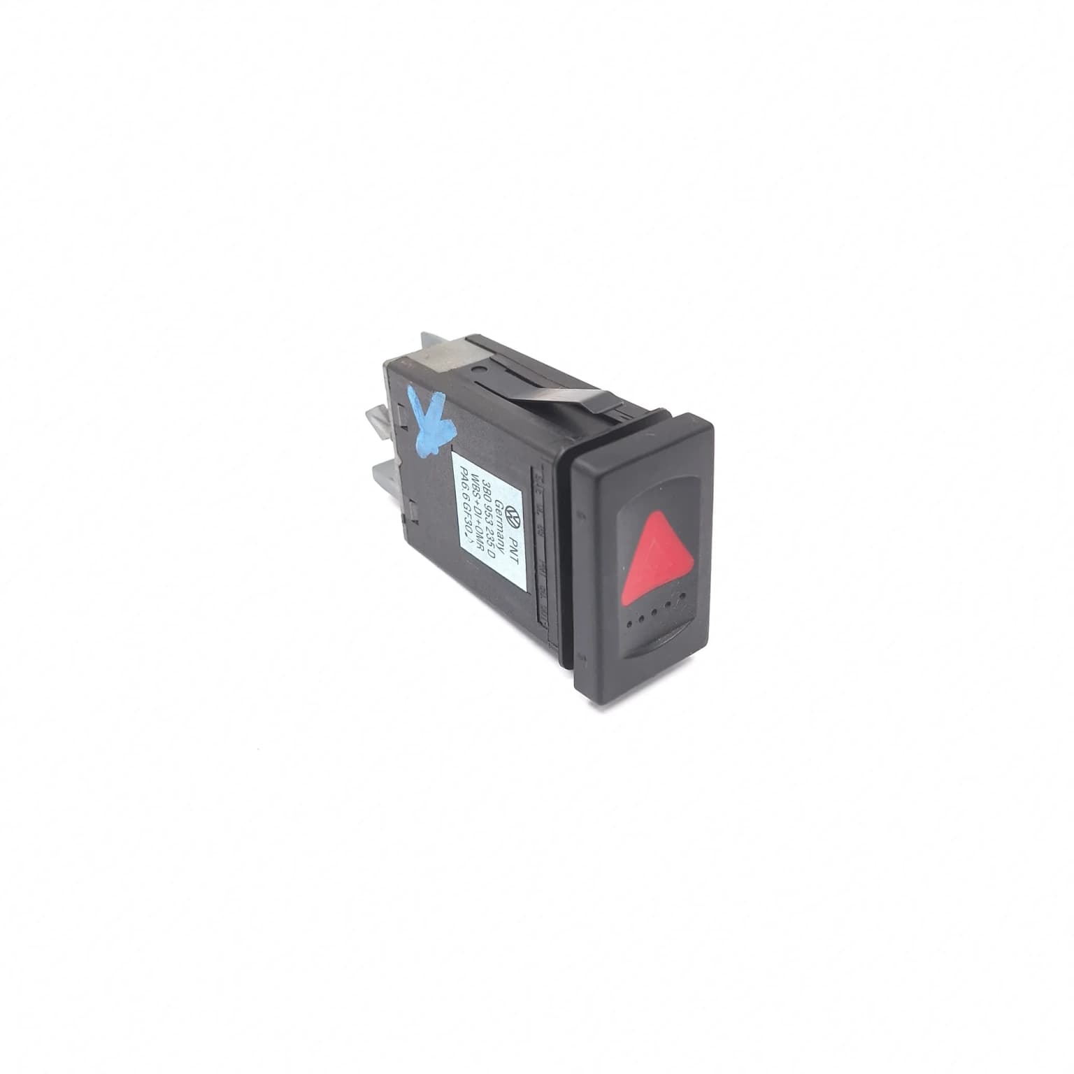 Hazard light switch VW PASSAT B5, B5.5 1996–2005 1.9 TDI ATJ 3B0953235D – 1