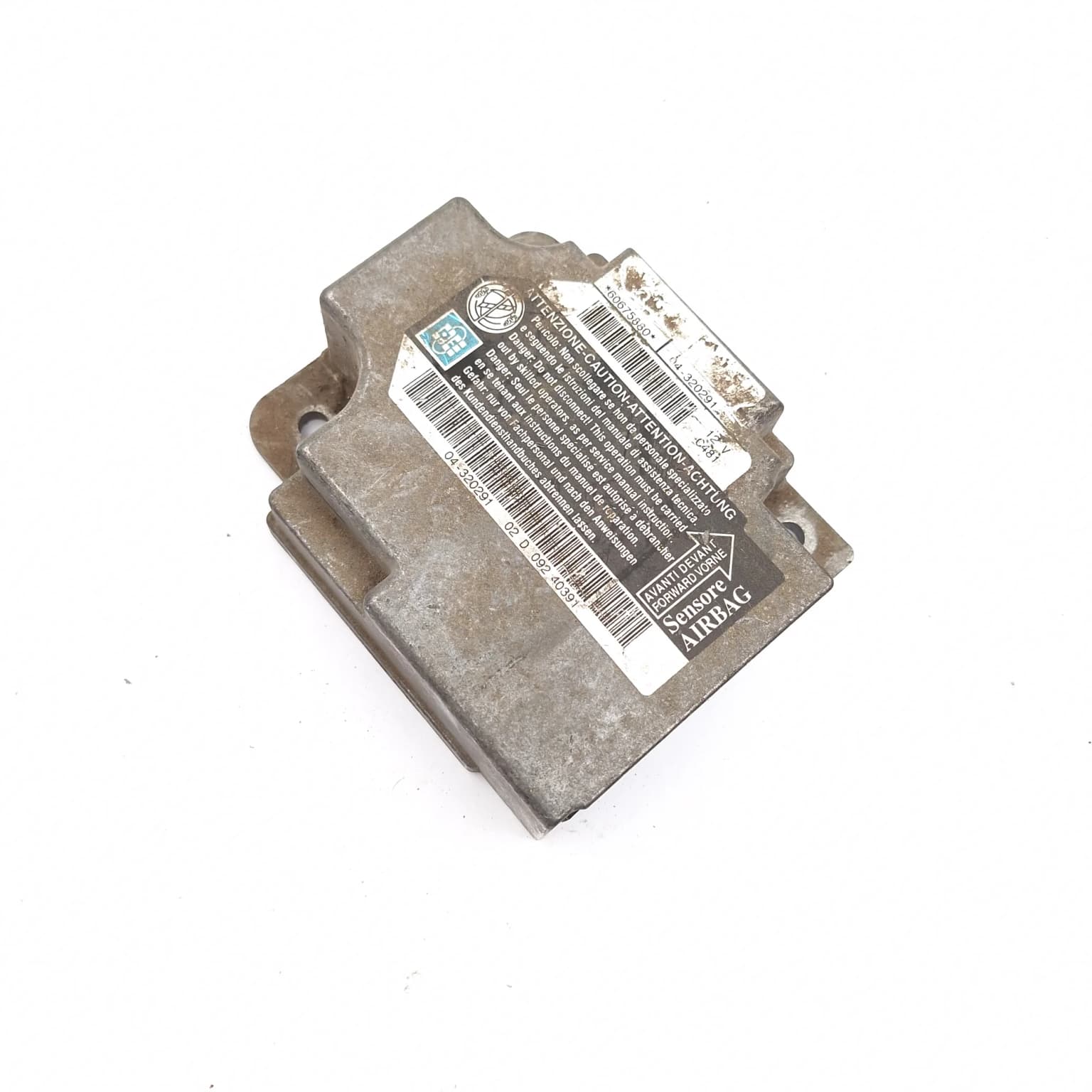 Airbag control module Alfa Romeo 156 (932) 1997–2007 60675880 – 1