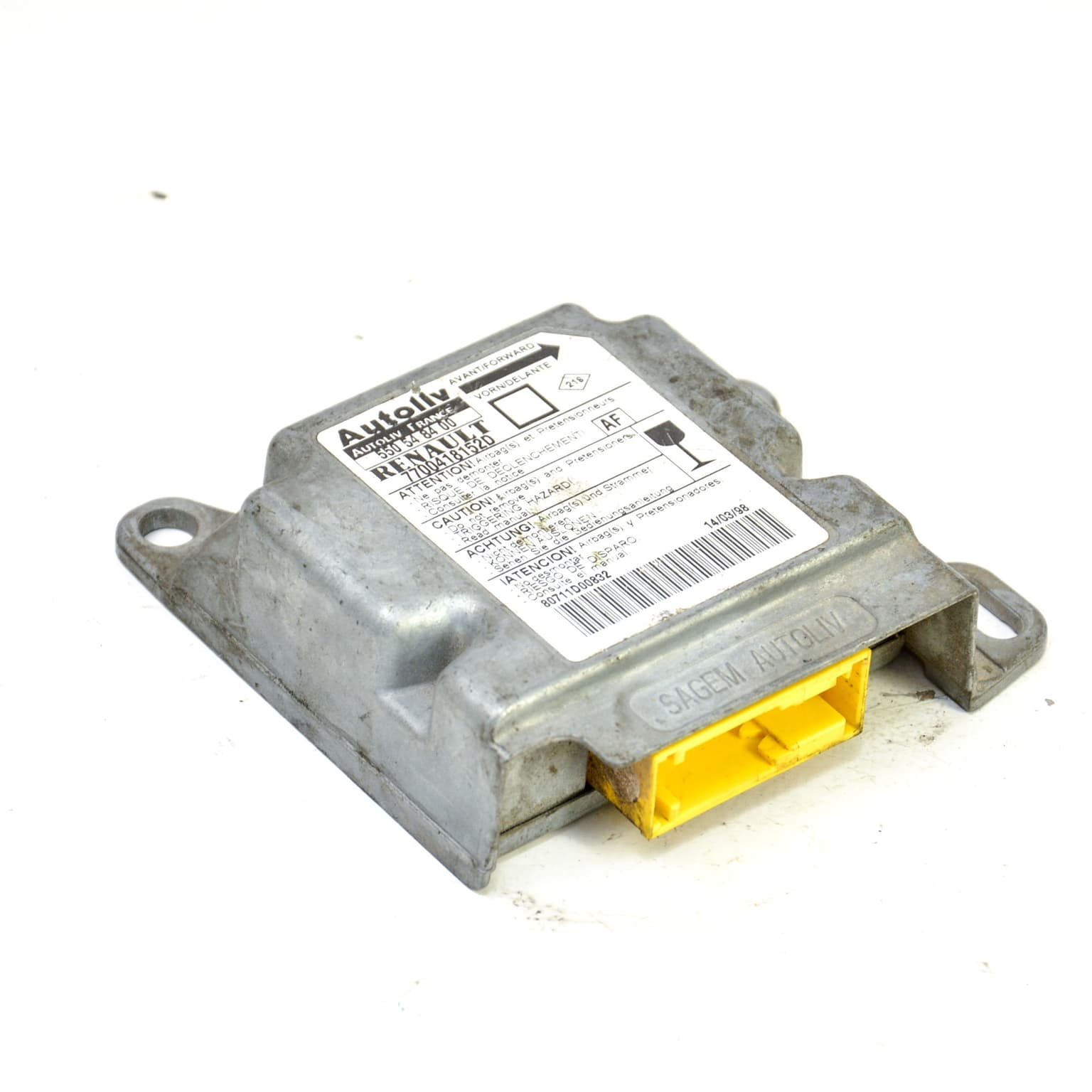 Airbag control module Renault MEGANE 1 1995–2002 7700418152D – 1