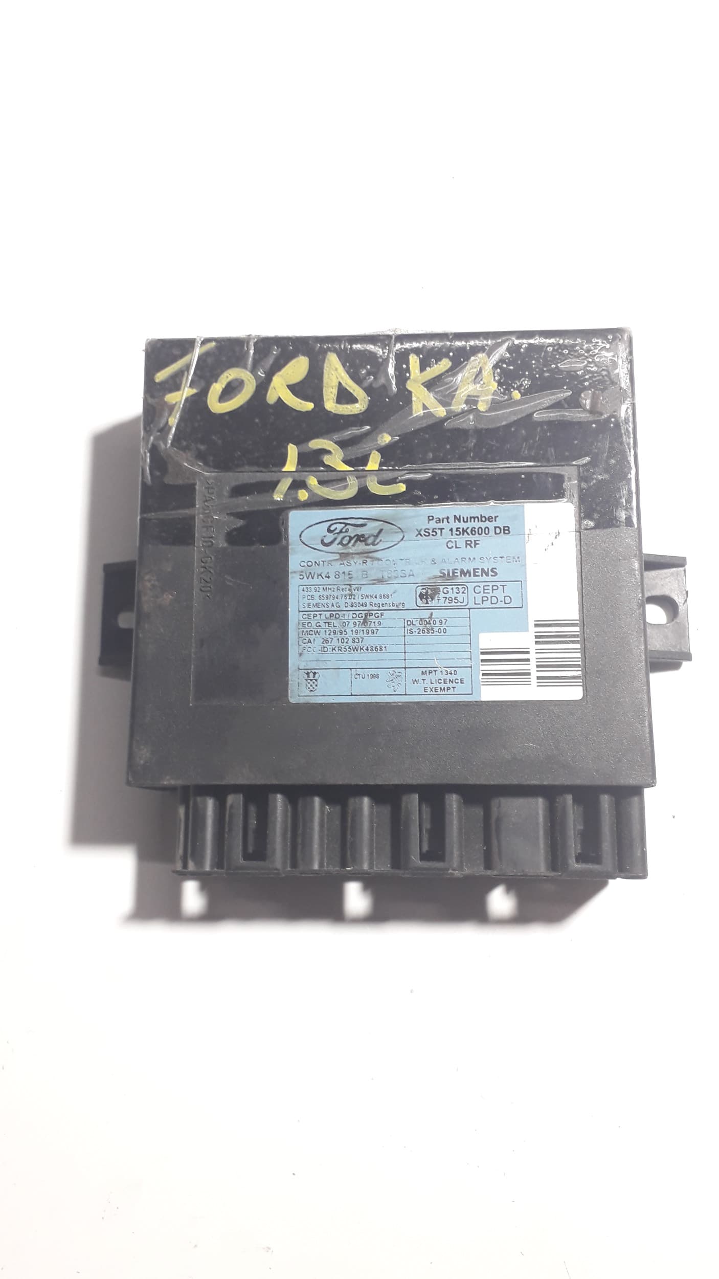 Control unit Ford KA (RB) 1996–2008 XS5T15K600DB – 1