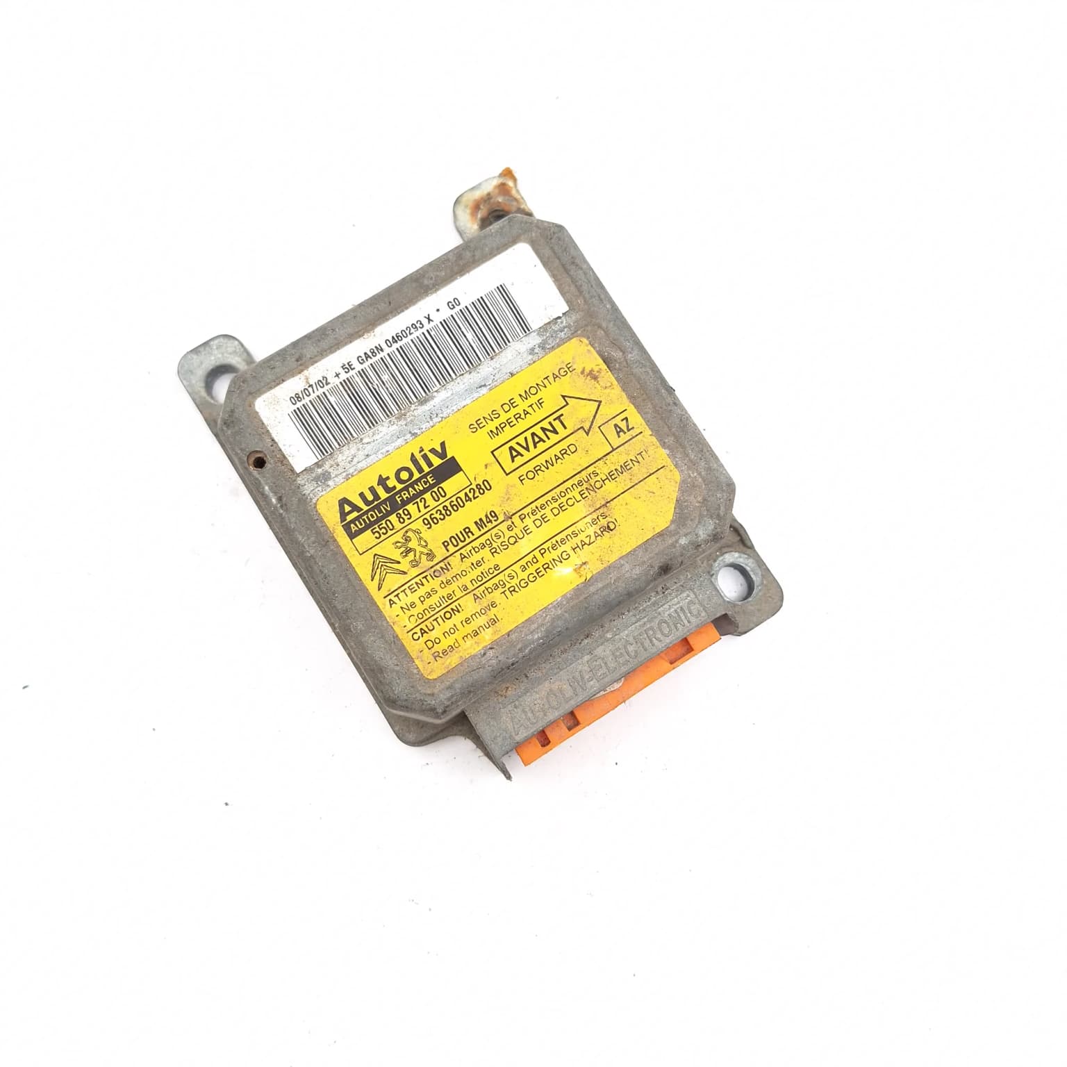 Airbag control module Peugeot PARTNER 1 1996–2013 550897200 – 1